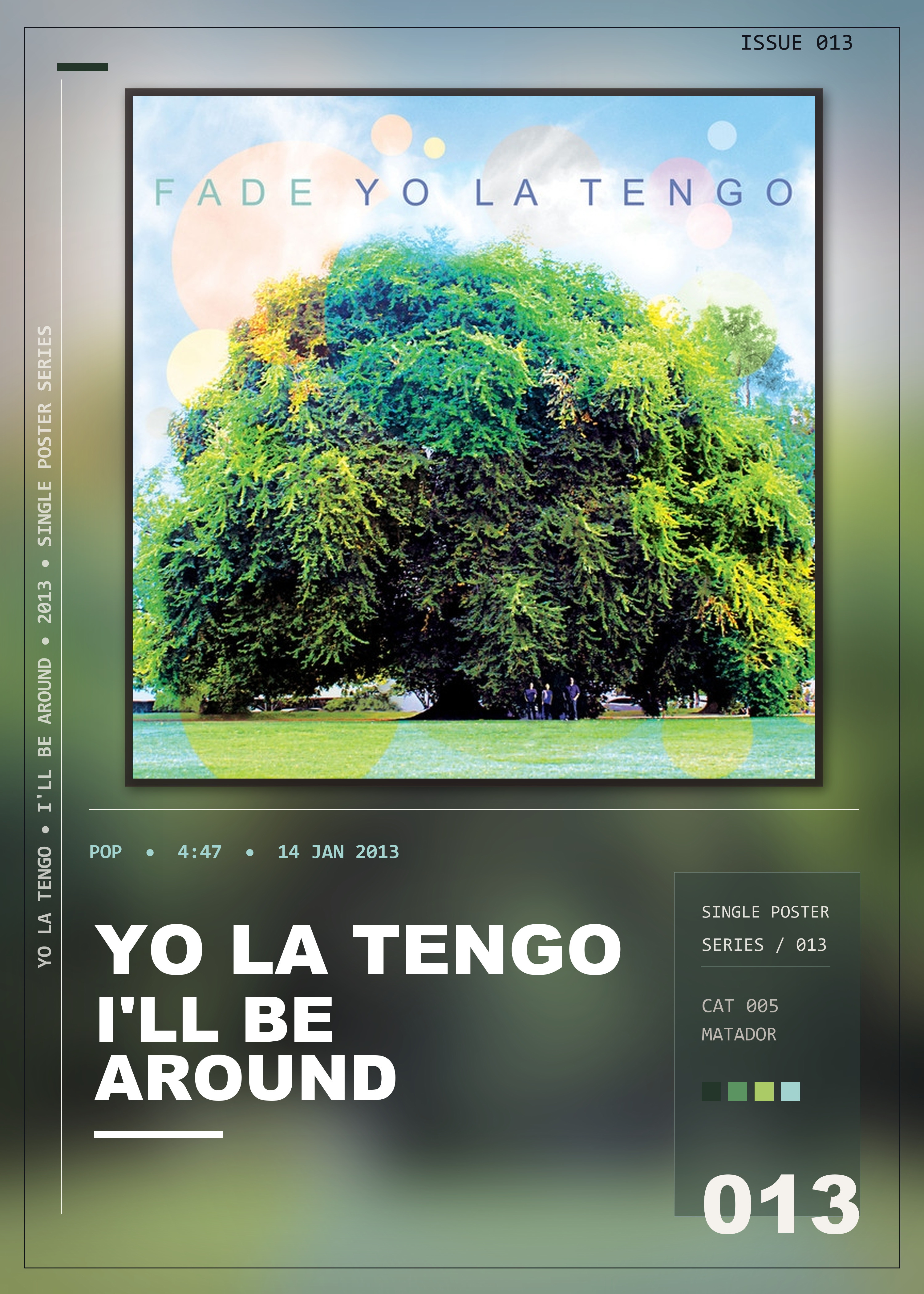 Music poster: Yo La Tengo - Ill Be Around
