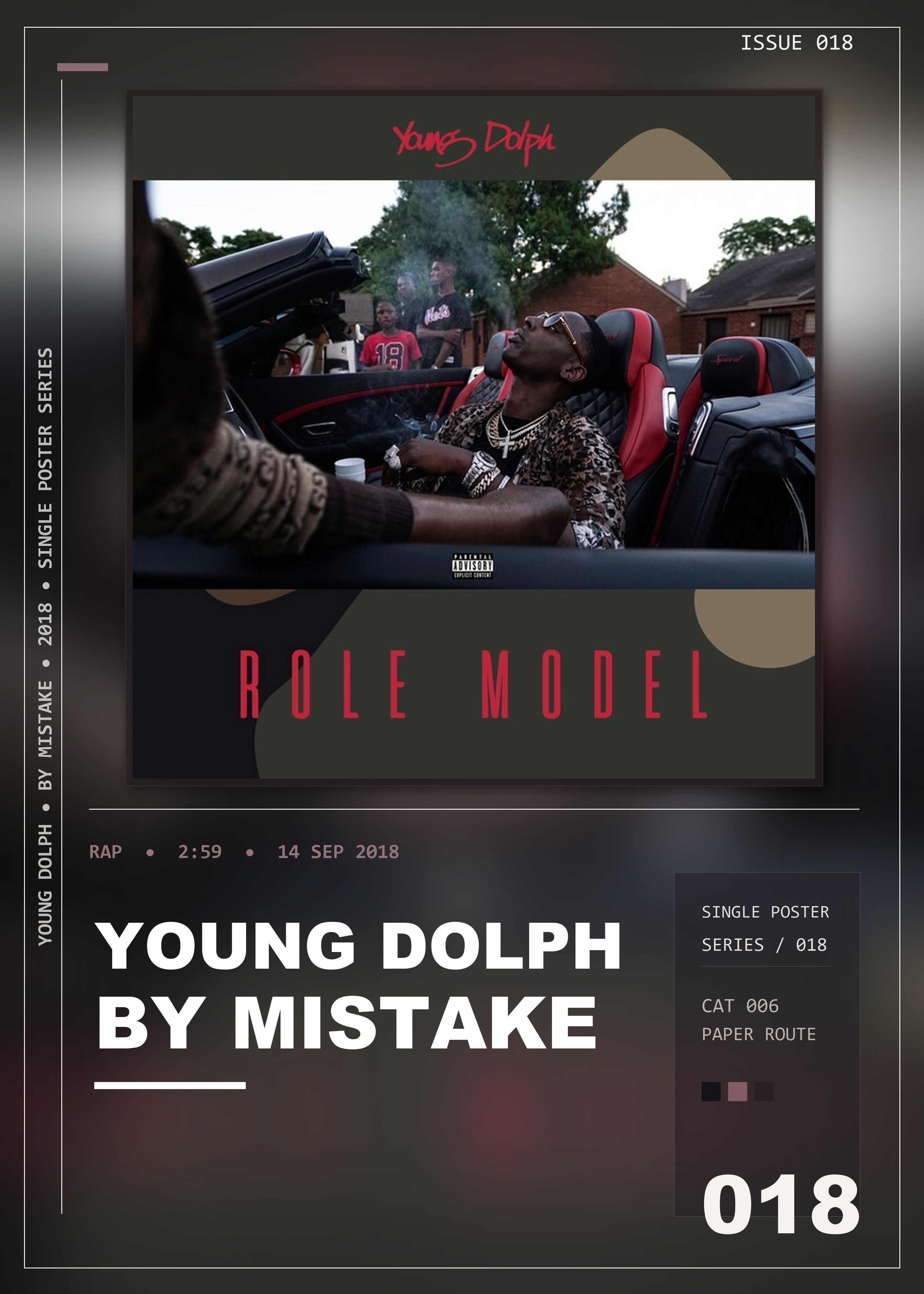 Music poster: Young Dolph - By Mistake