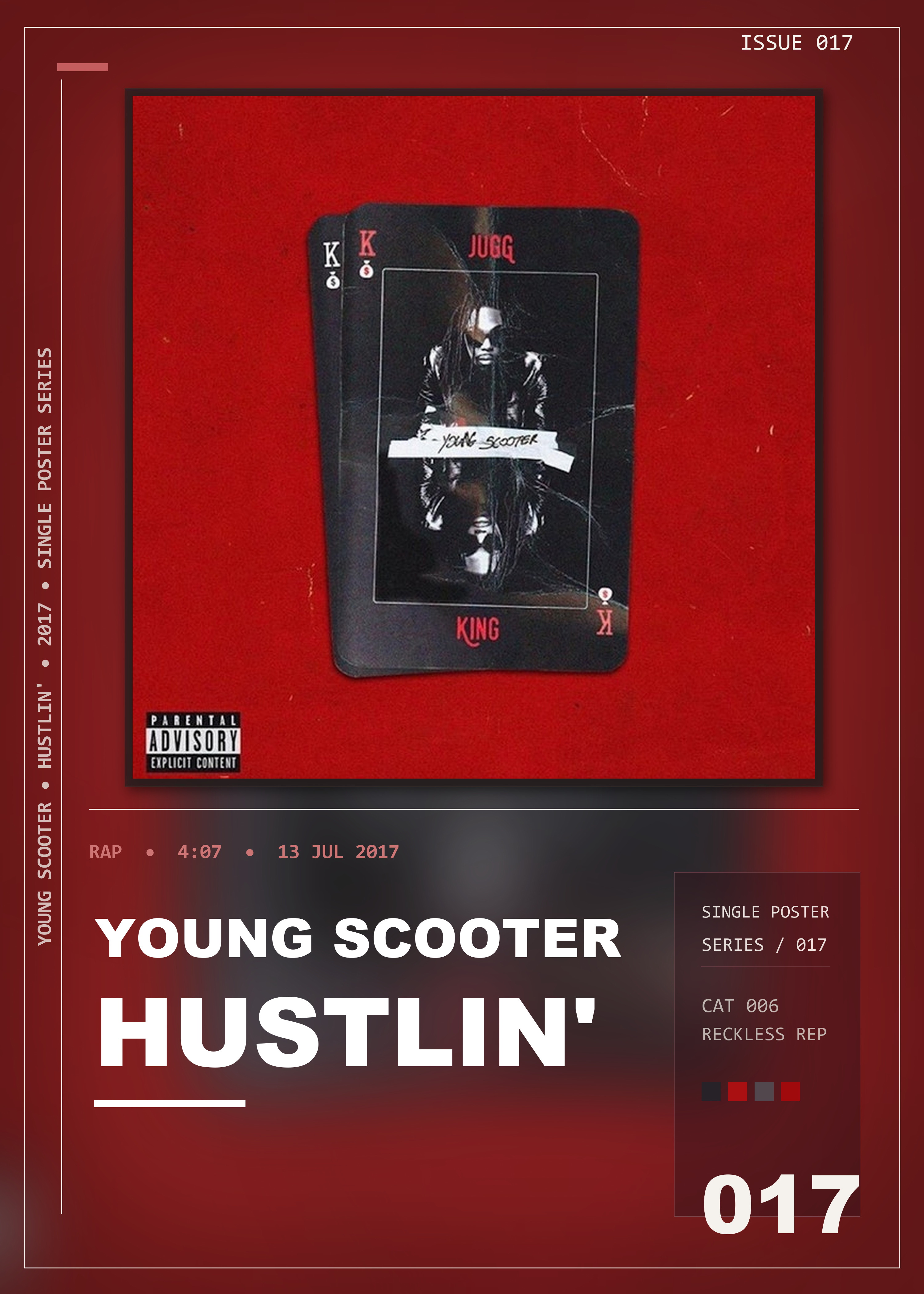 Music poster: Young Scooter - Hustlin