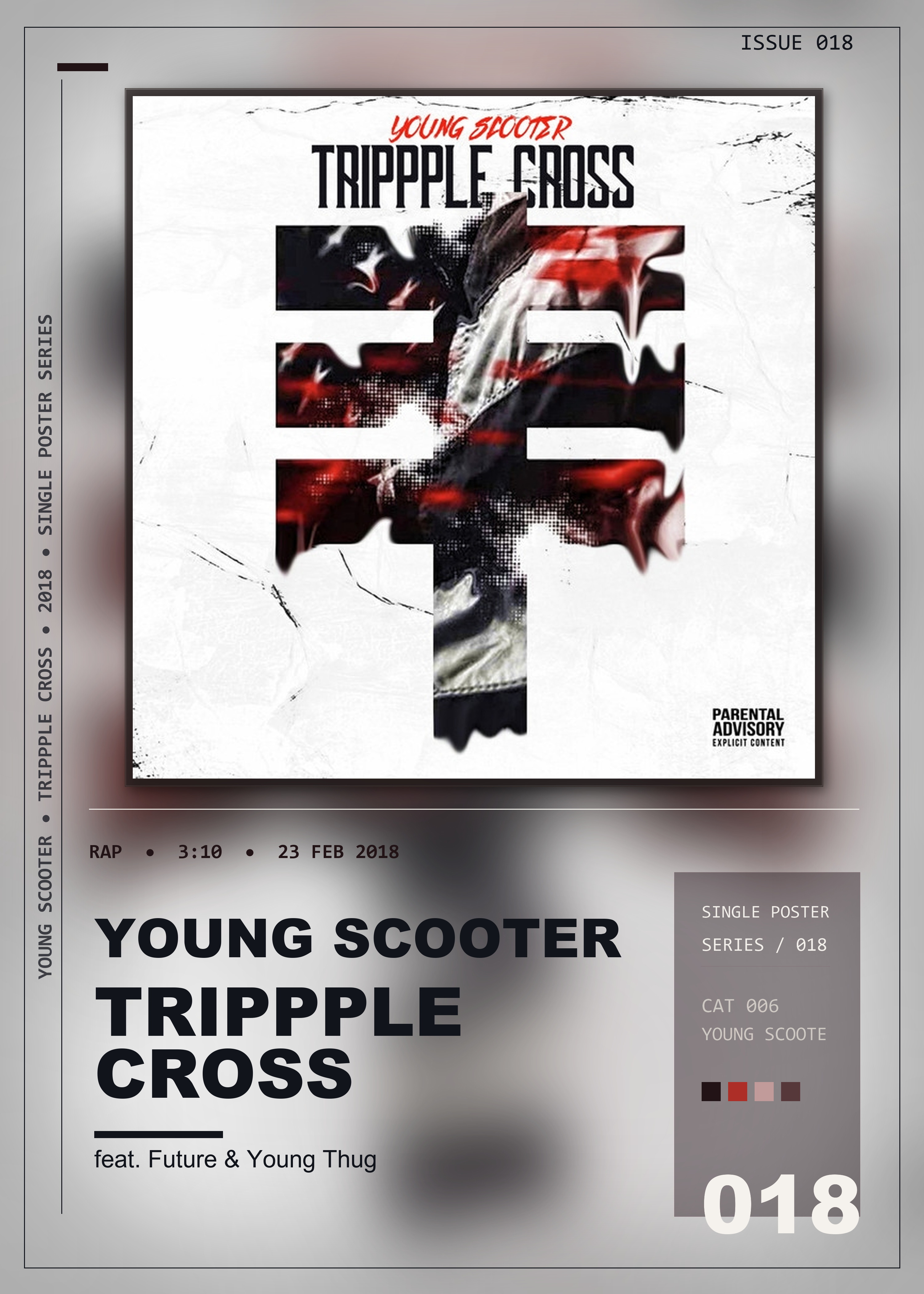 Music poster: Young Scooter - Trippple Cross feat Future Young Thug