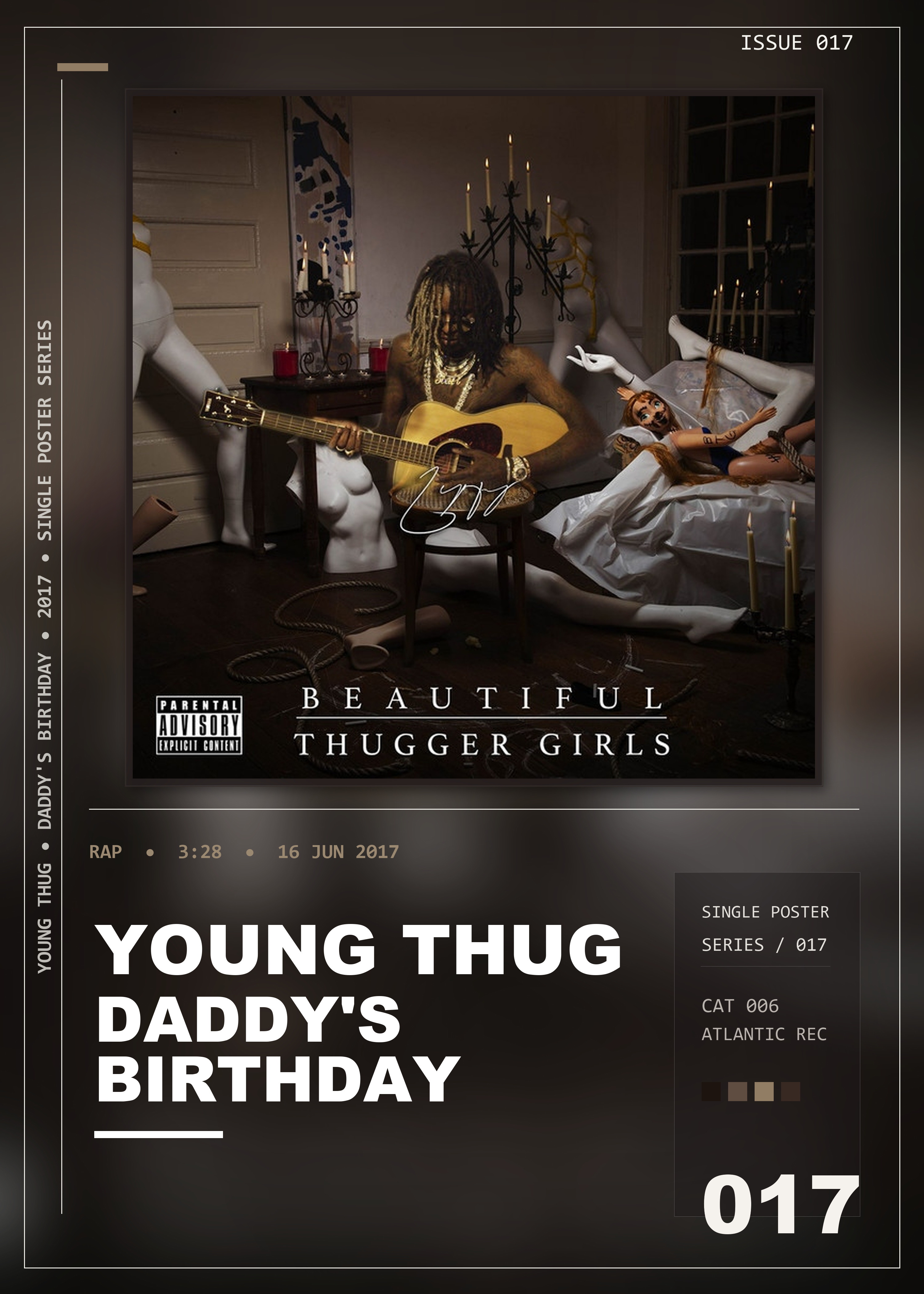 Music poster: Young Thug - Daddys Birthday