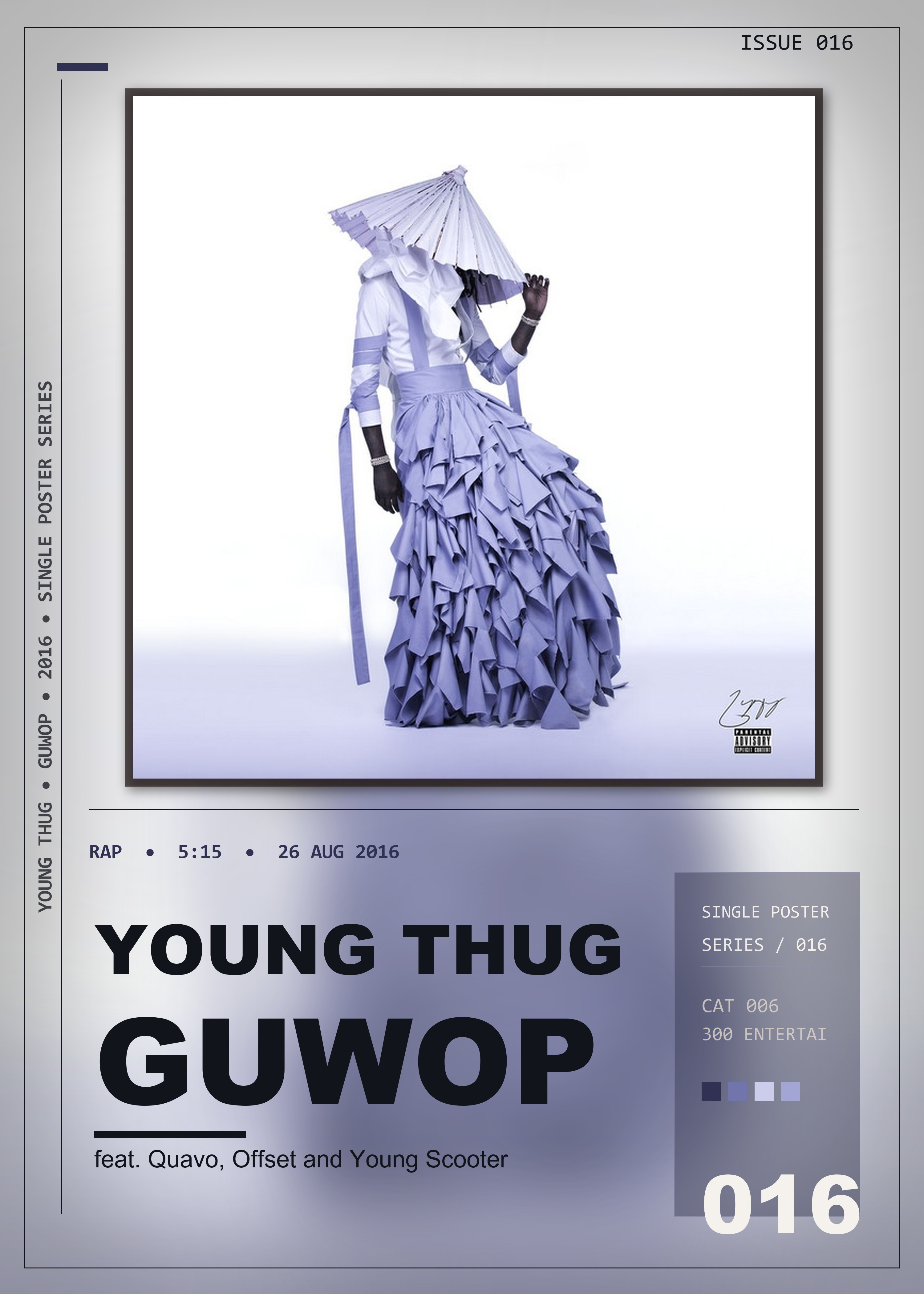 Music poster: Young Thug - Guwop feat Quavo Offset and Young Scooter