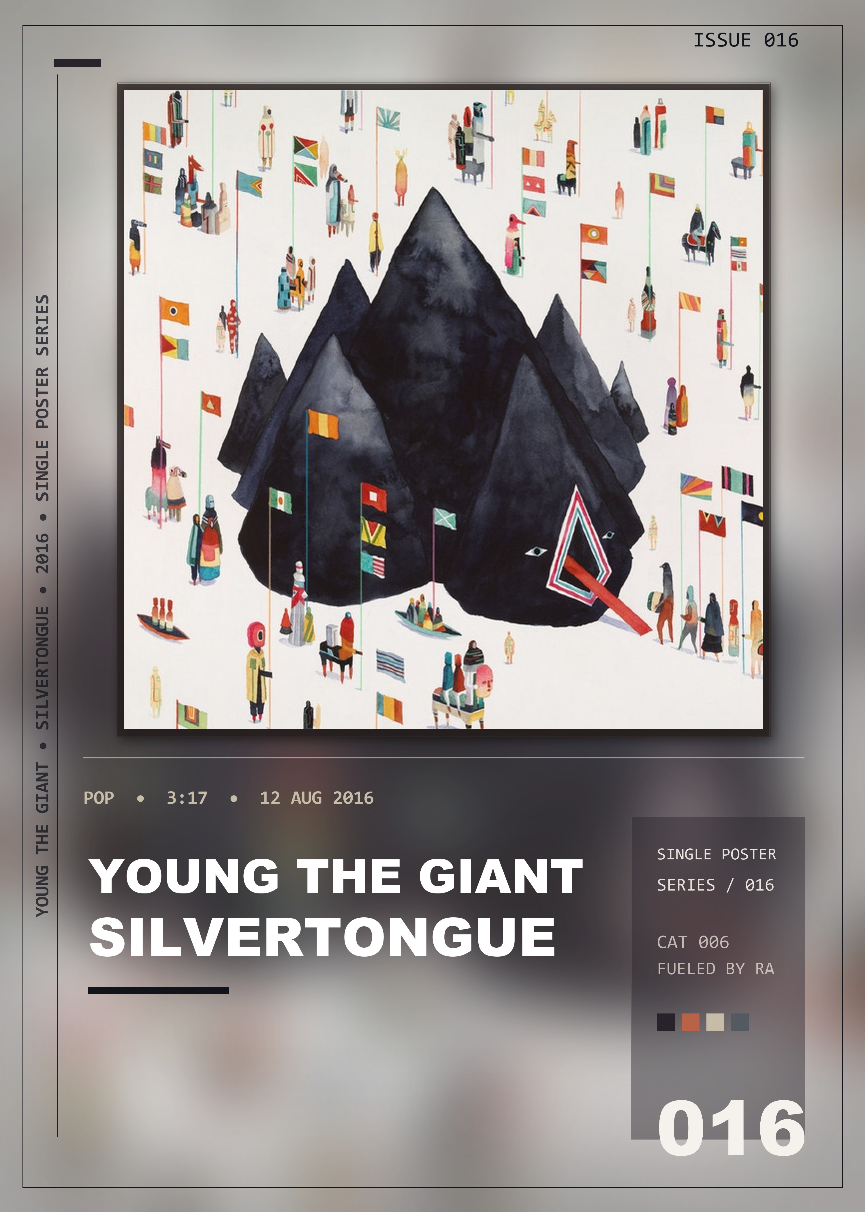 Music poster: Young the Giant - Silvertongue