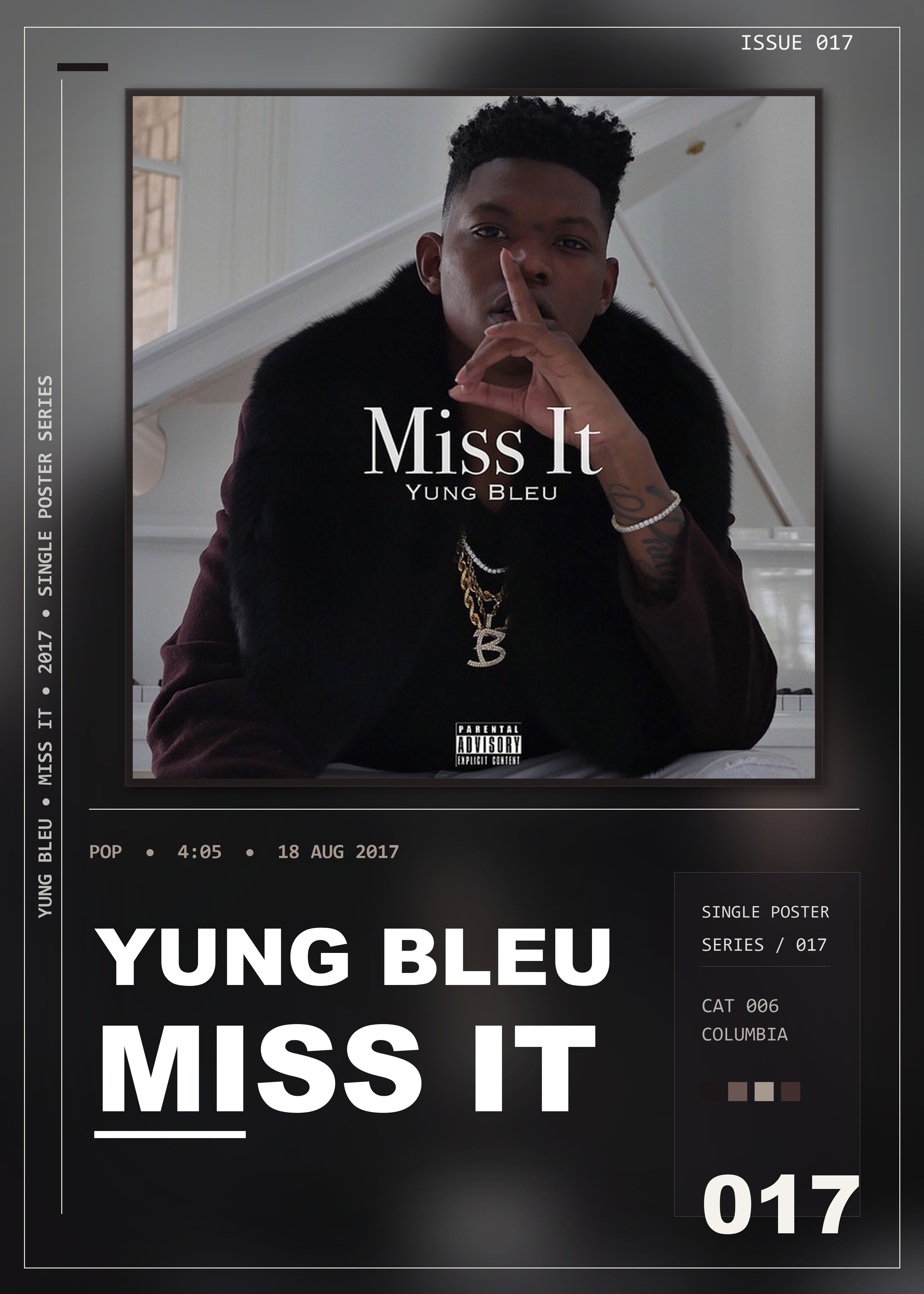 Music poster: Yung Bleu - Miss It