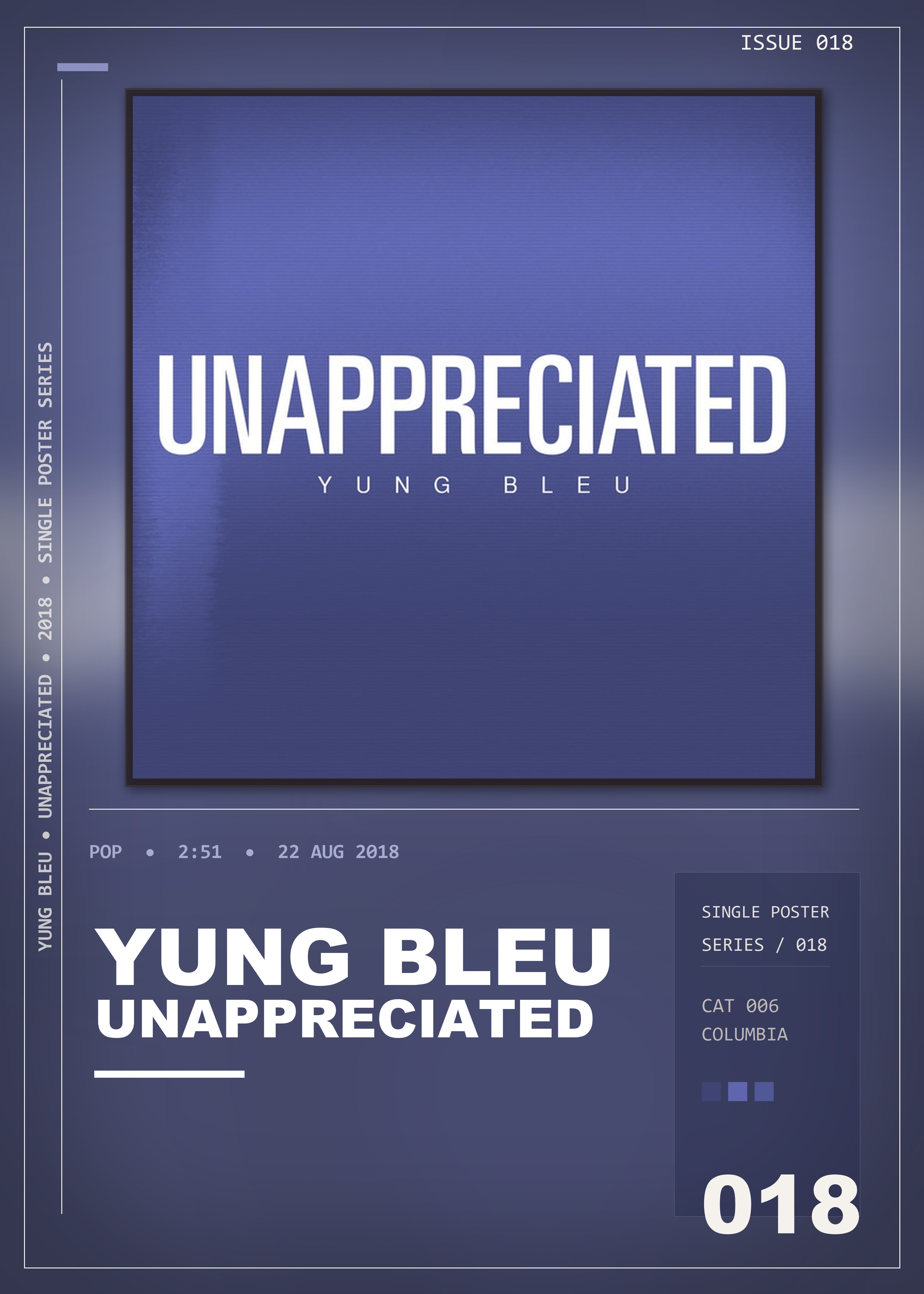 Music poster: Yung Bleu - Unappreciated