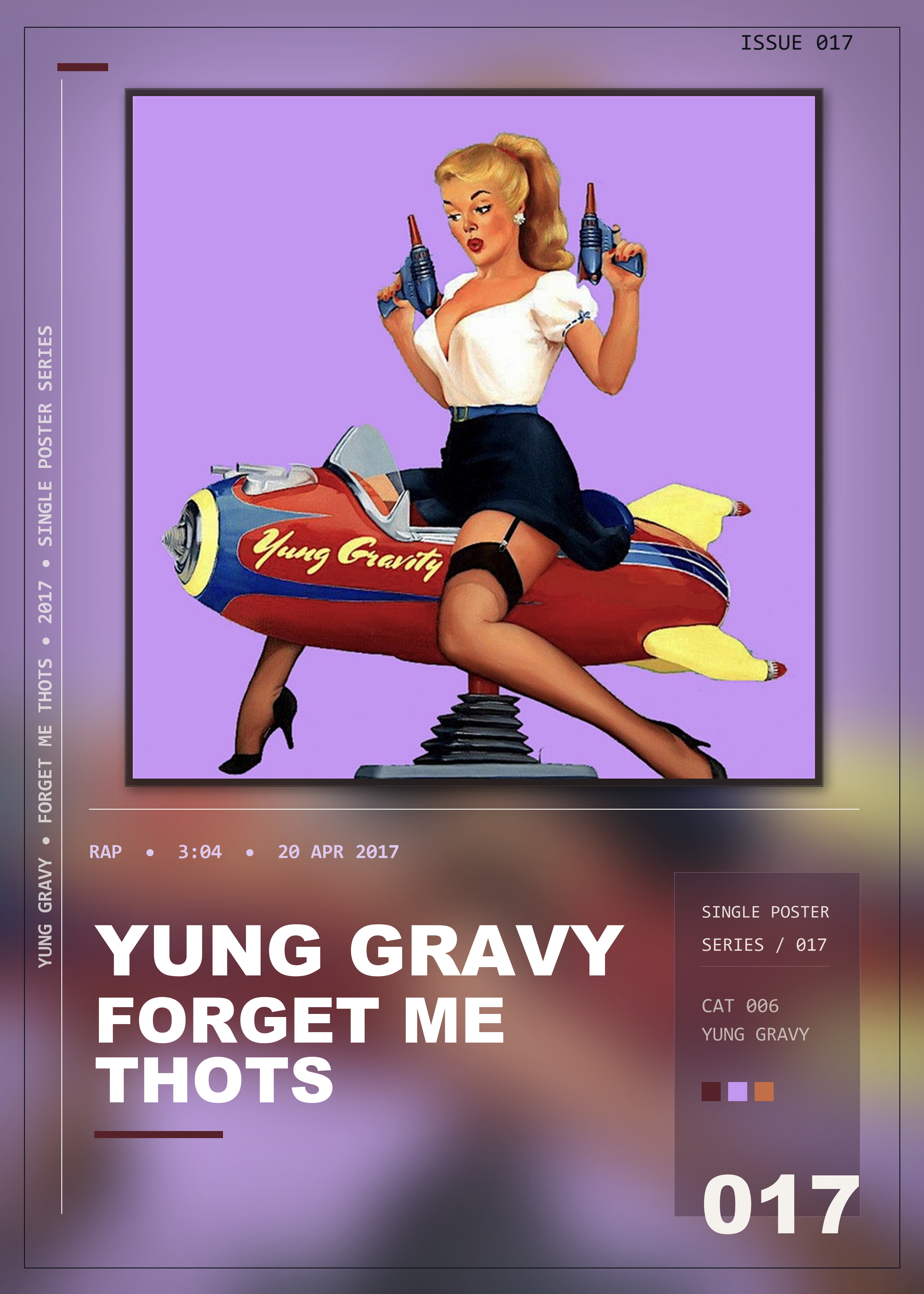 Music poster: Yung Gravy - Forget Me Thots