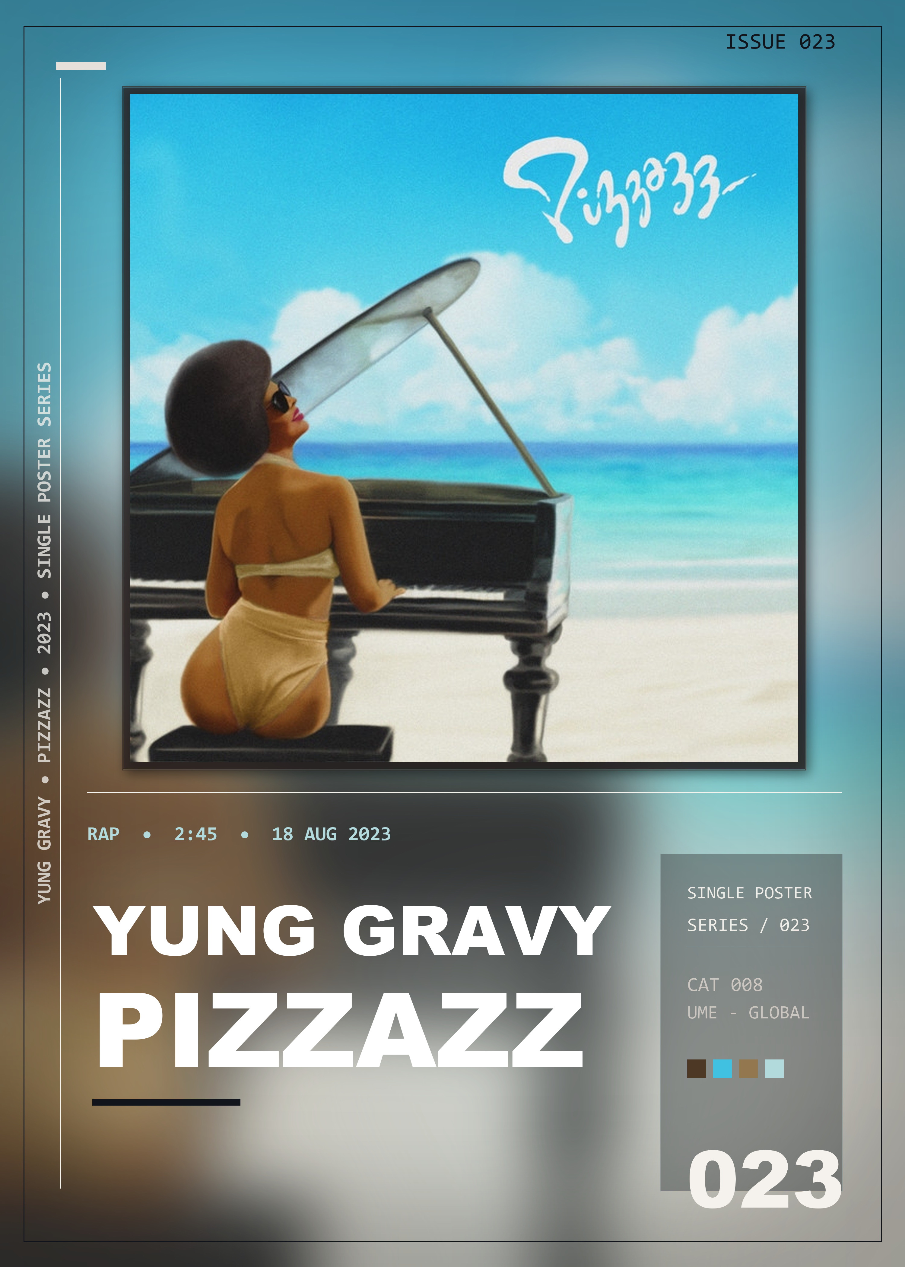 Music poster: Yung Gravy - Pizzazz