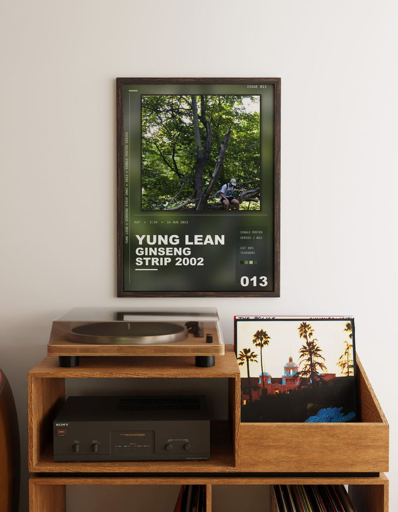 Music poster: Yung Lean - Ginseng Strip 2002