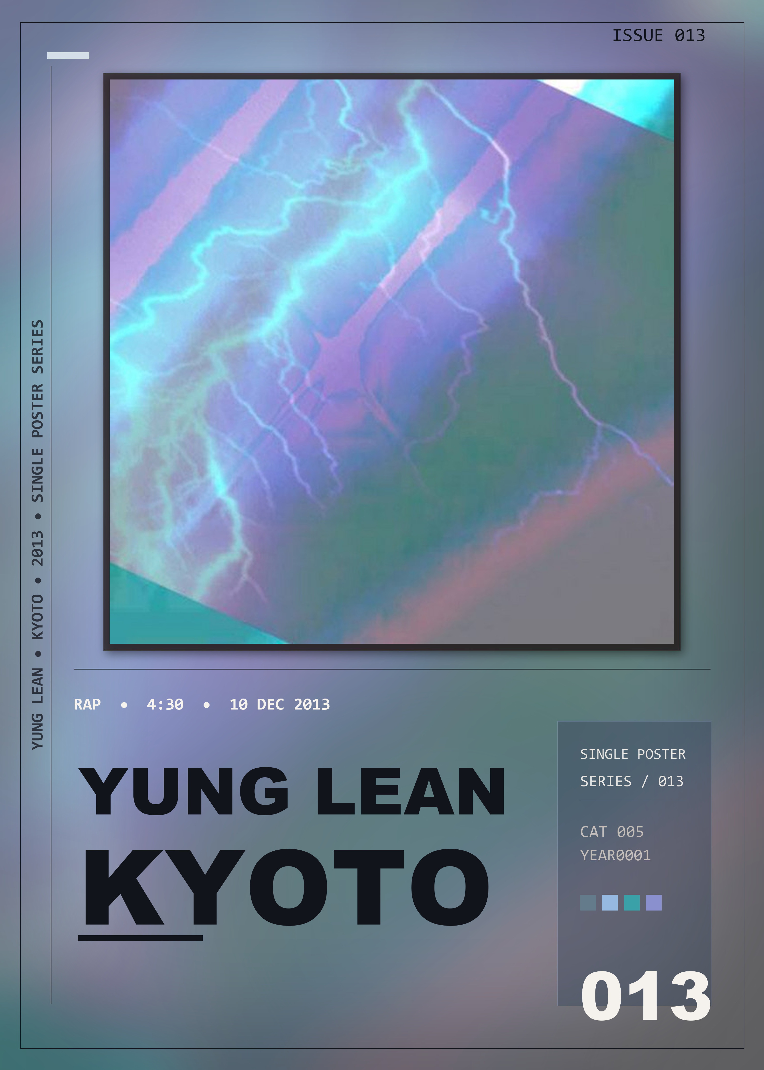 Music poster: Yung Lean - Kyoto