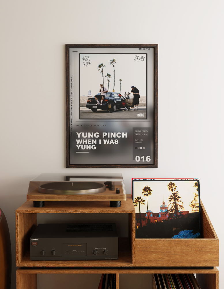 Music poster: Yung Pinch - When I Was Yung