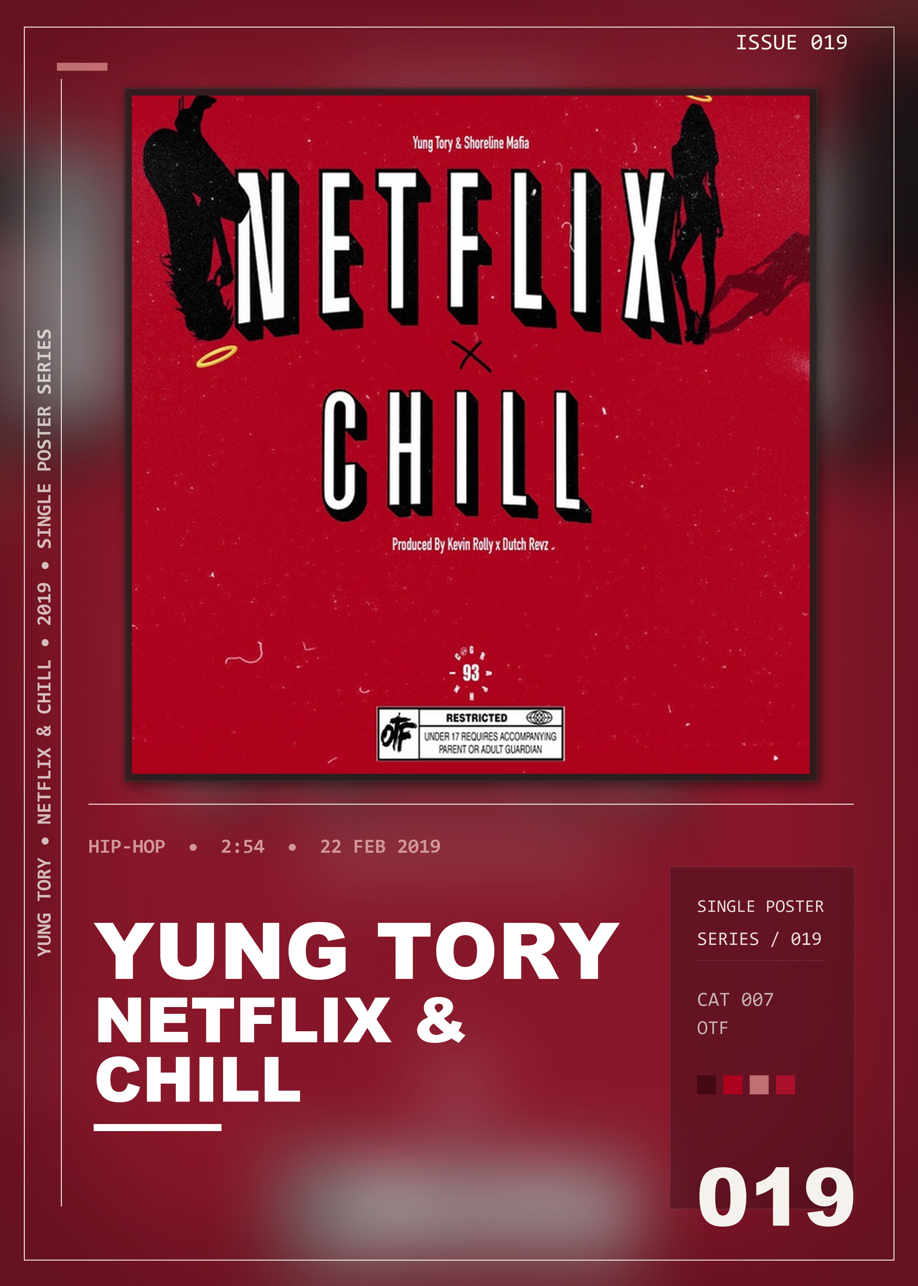 Music poster: Yung Tory - Netflix Chill