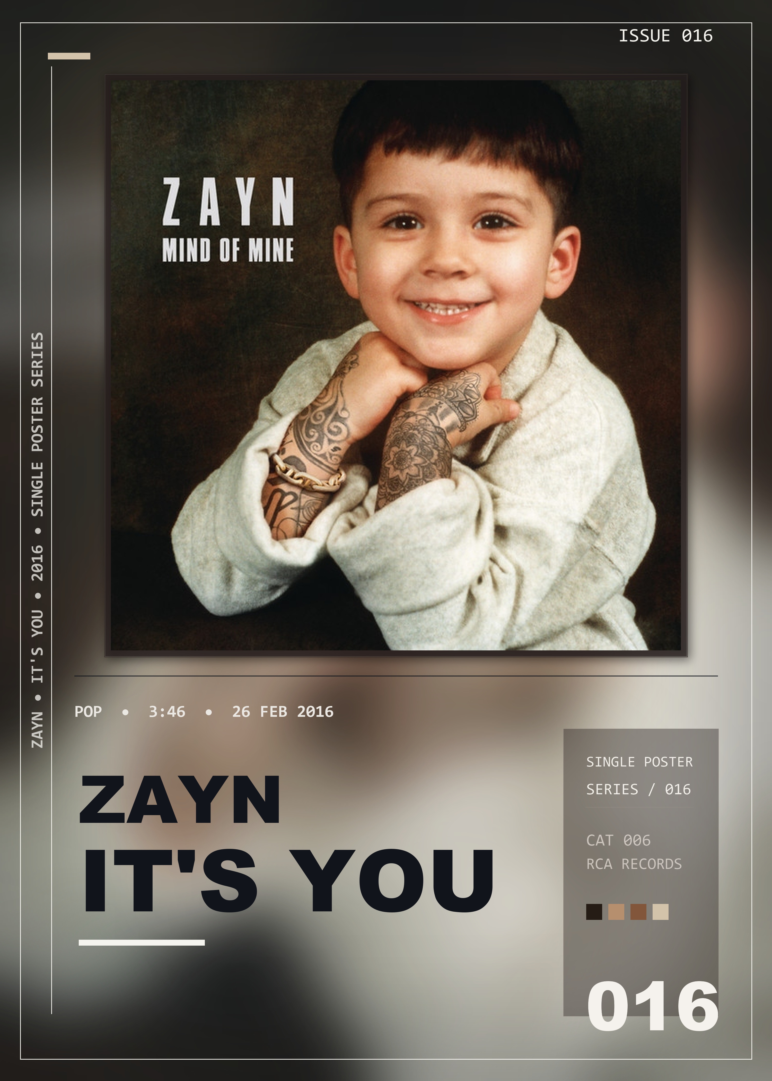 Music poster: ZAYN - iTs YoU