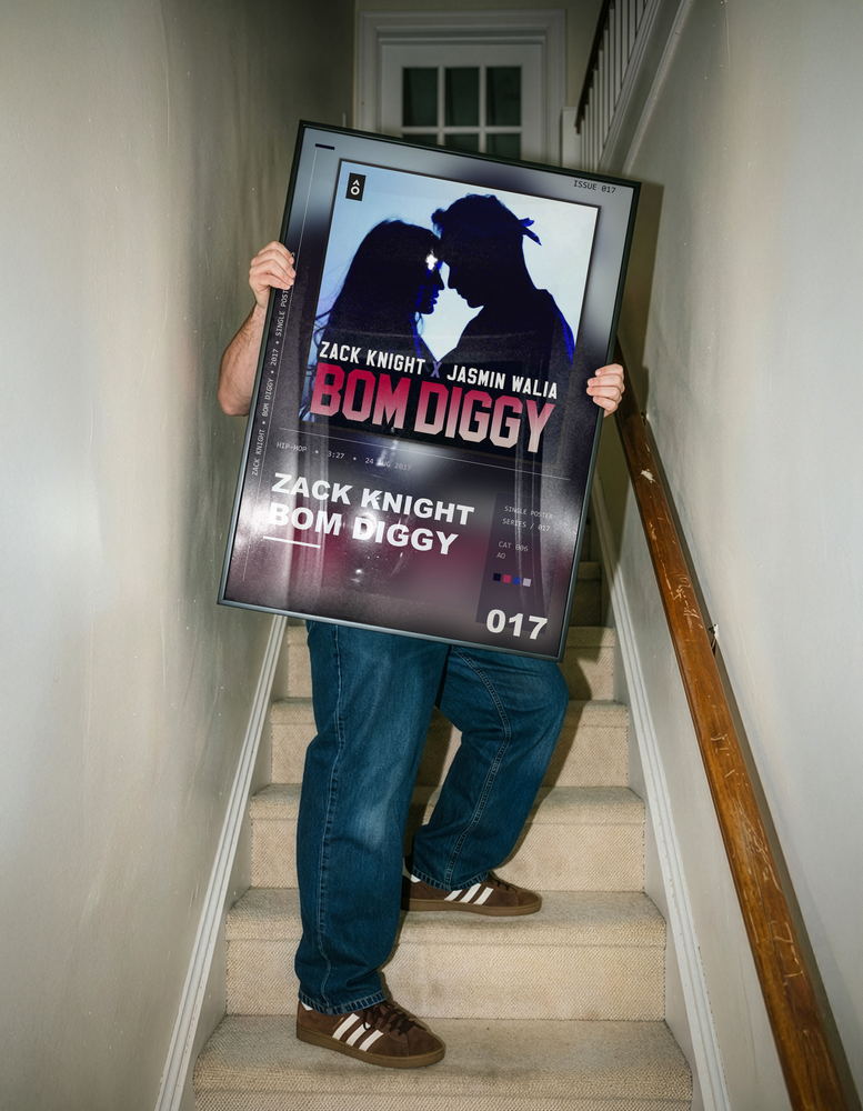 Music poster: Zack Knight - Bom Diggy