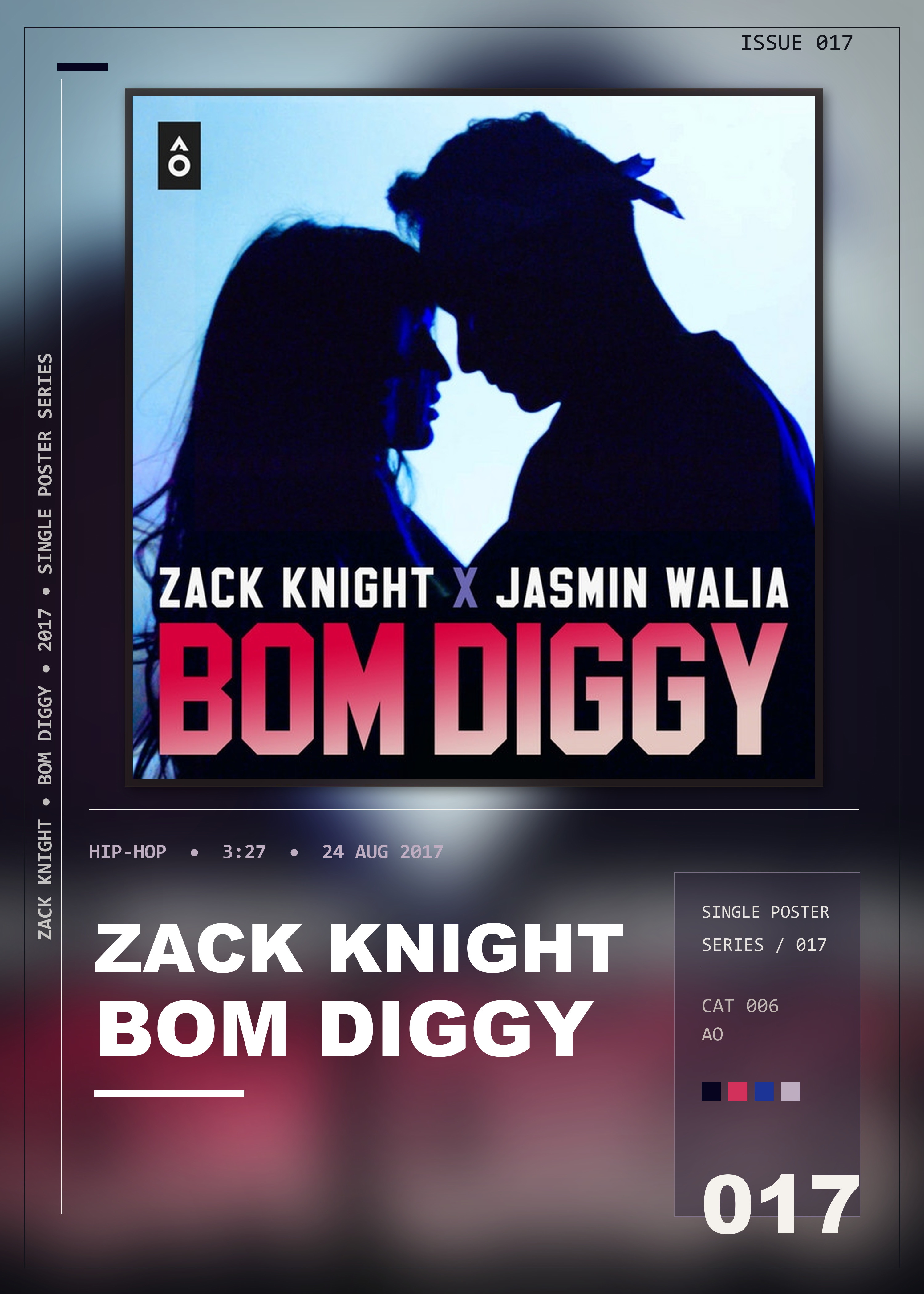 Music poster: Zack Knight - Bom Diggy