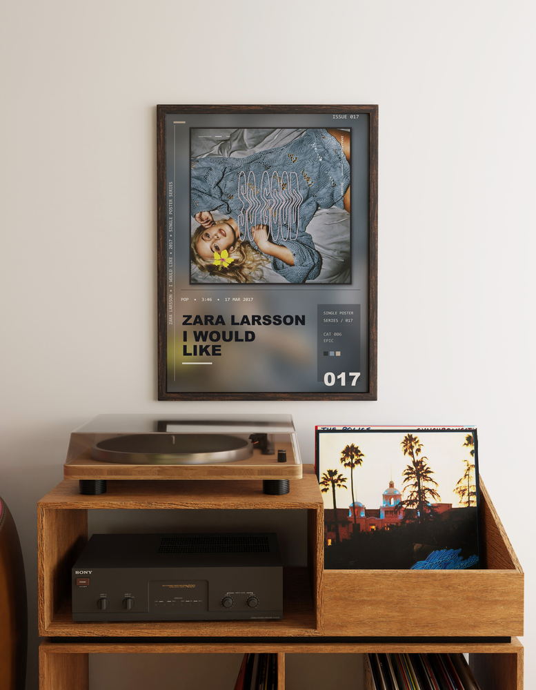 Music poster: Zara Larsson - I Would Like