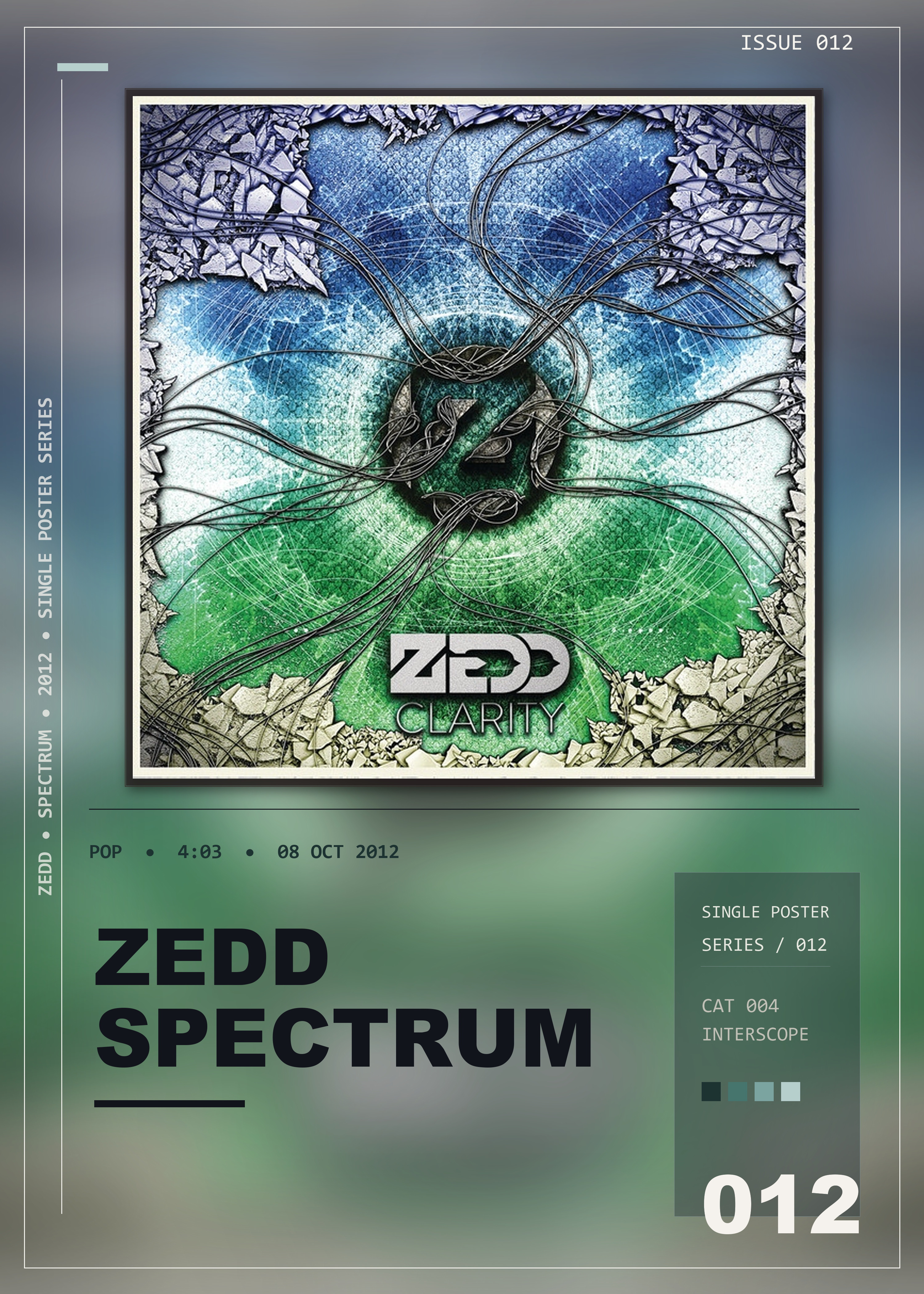 Music poster: Zedd - Spectrum
