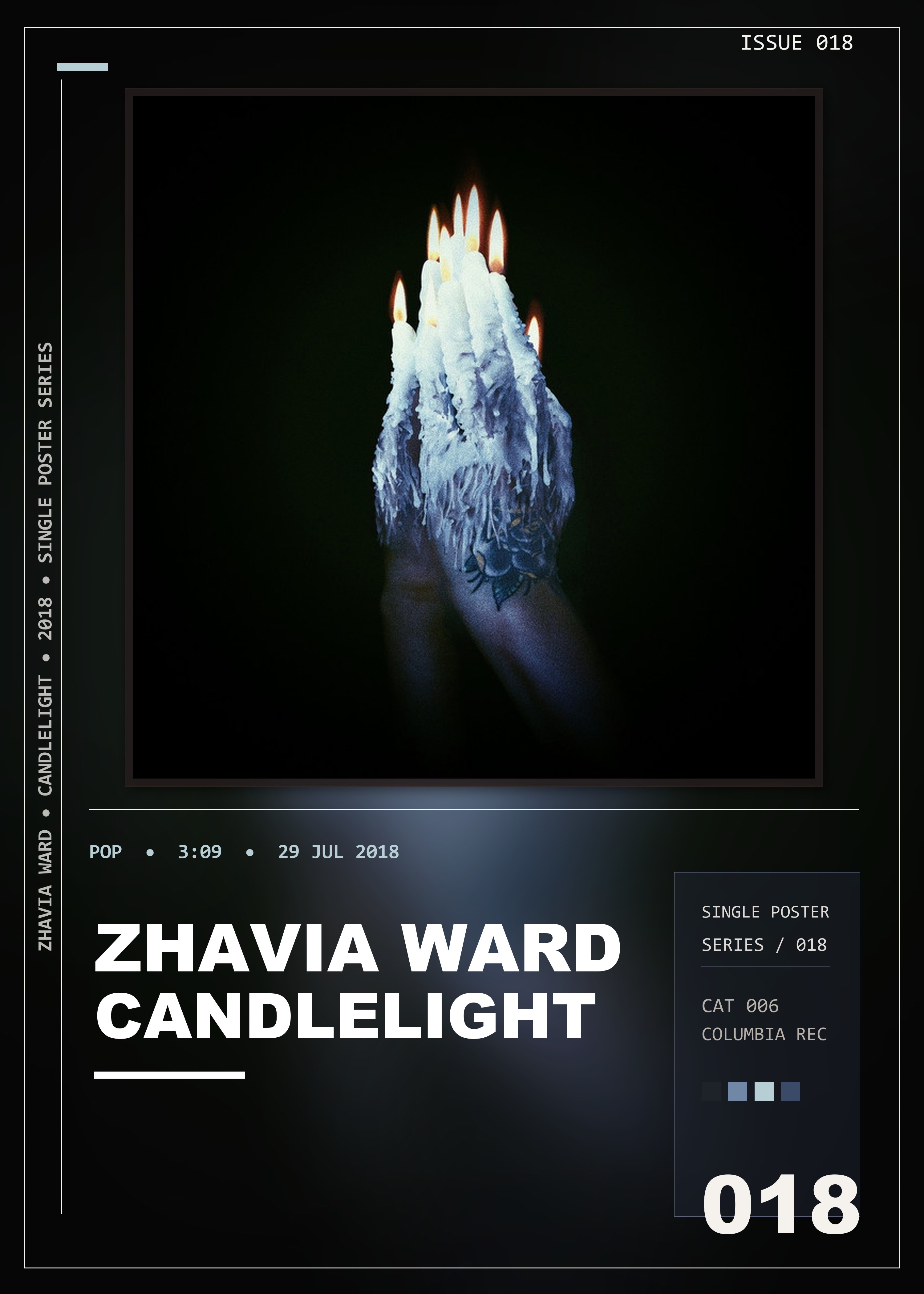 Music poster: Zhavia Ward - Candlelight