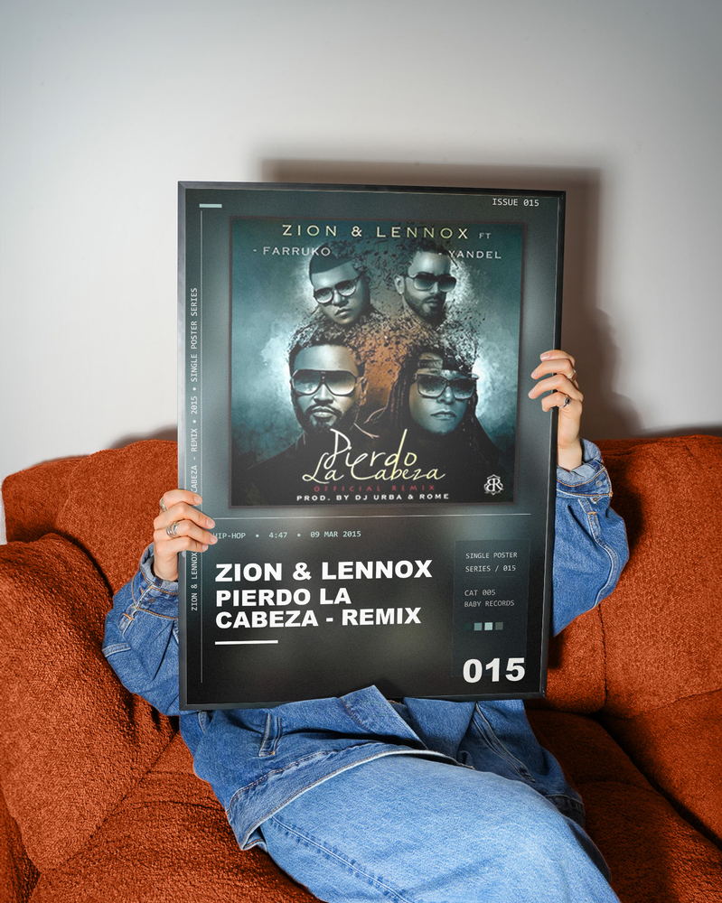 Music poster: Zion Lennox - Pierdo la Cabeza - Remix