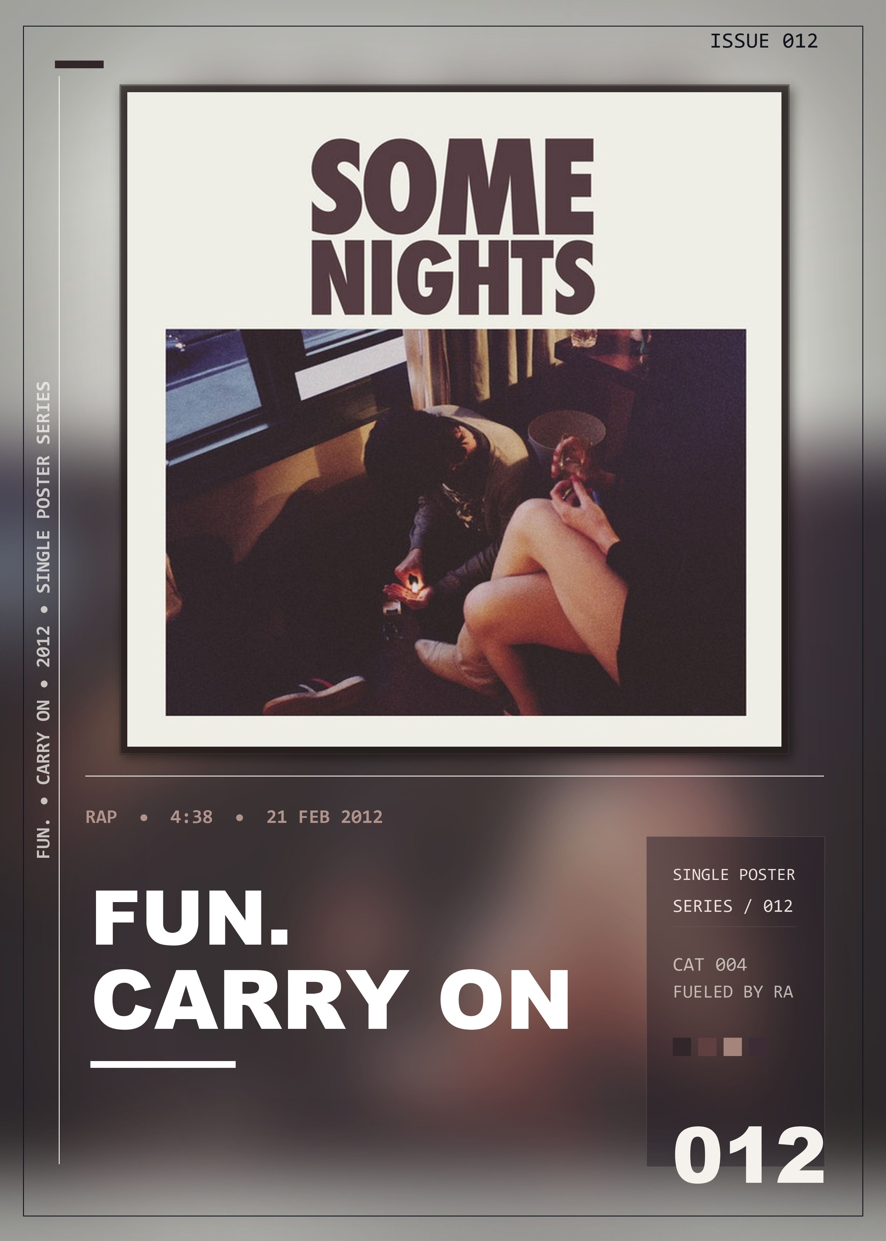Music poster: fun - Carry On