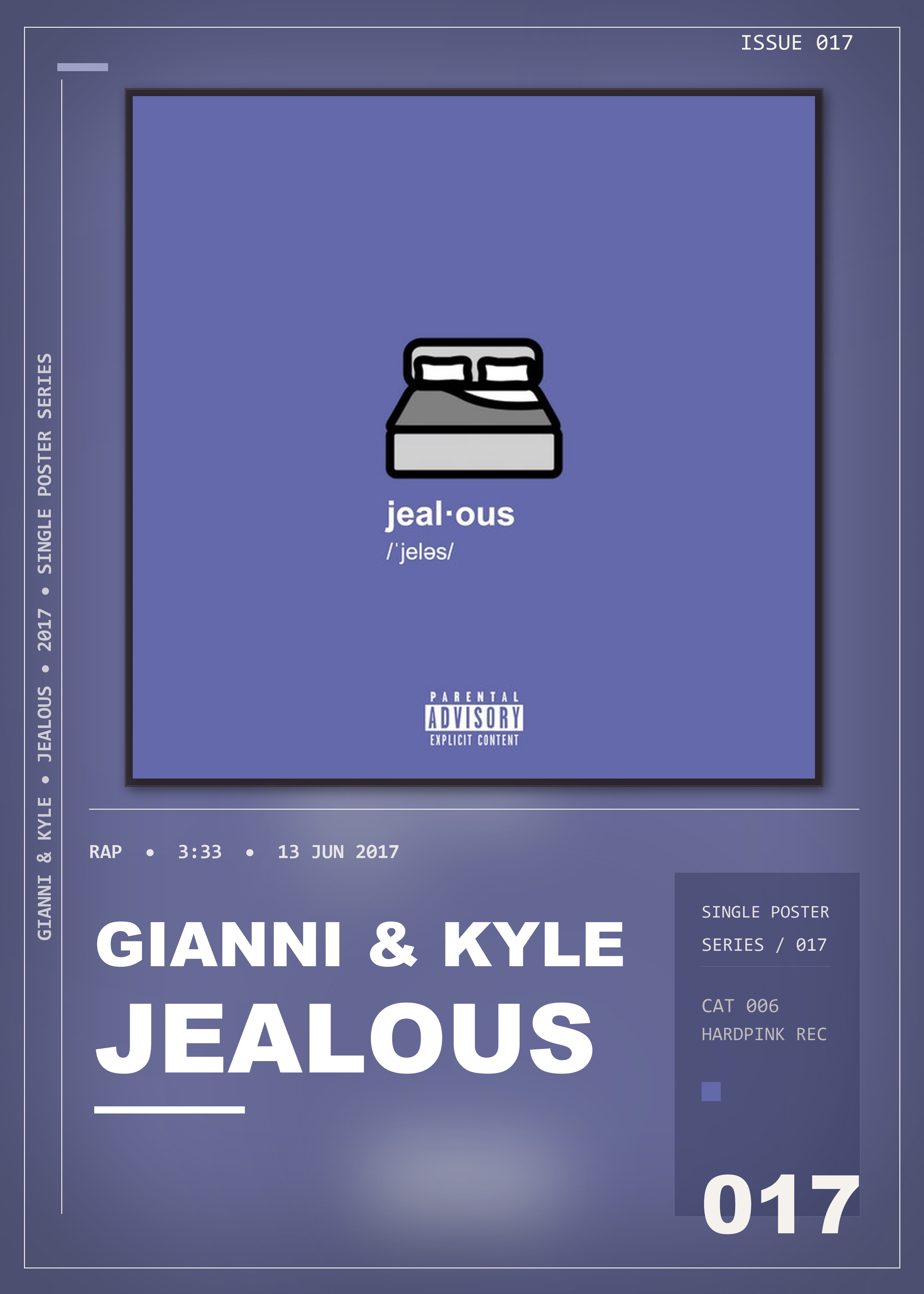 Music poster: gianni kyle - jealous