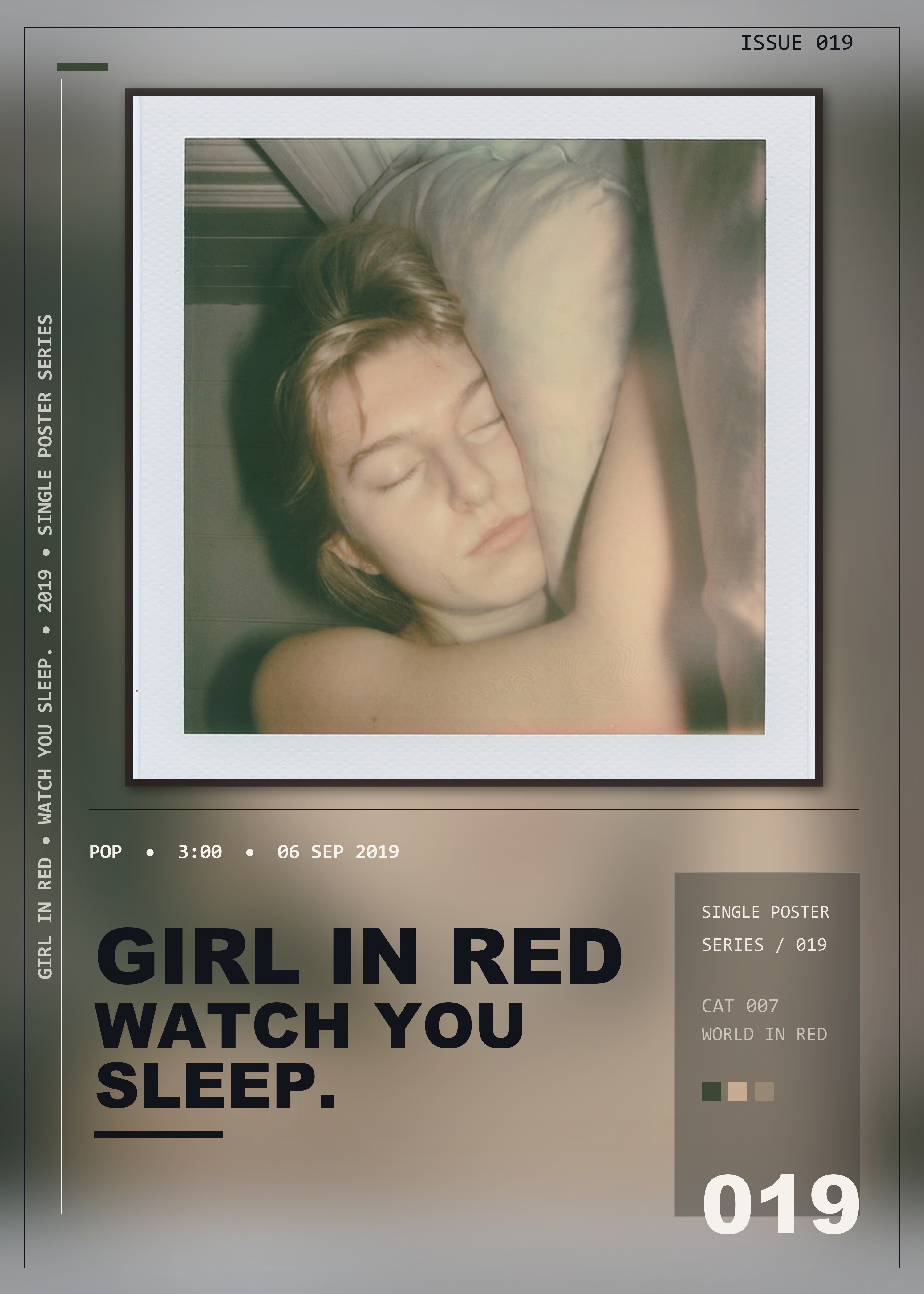 Music poster: girl in red - watch you sleep