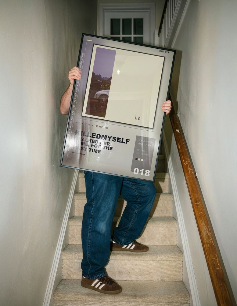 Music poster: killedmyself - I walked her home for the first time