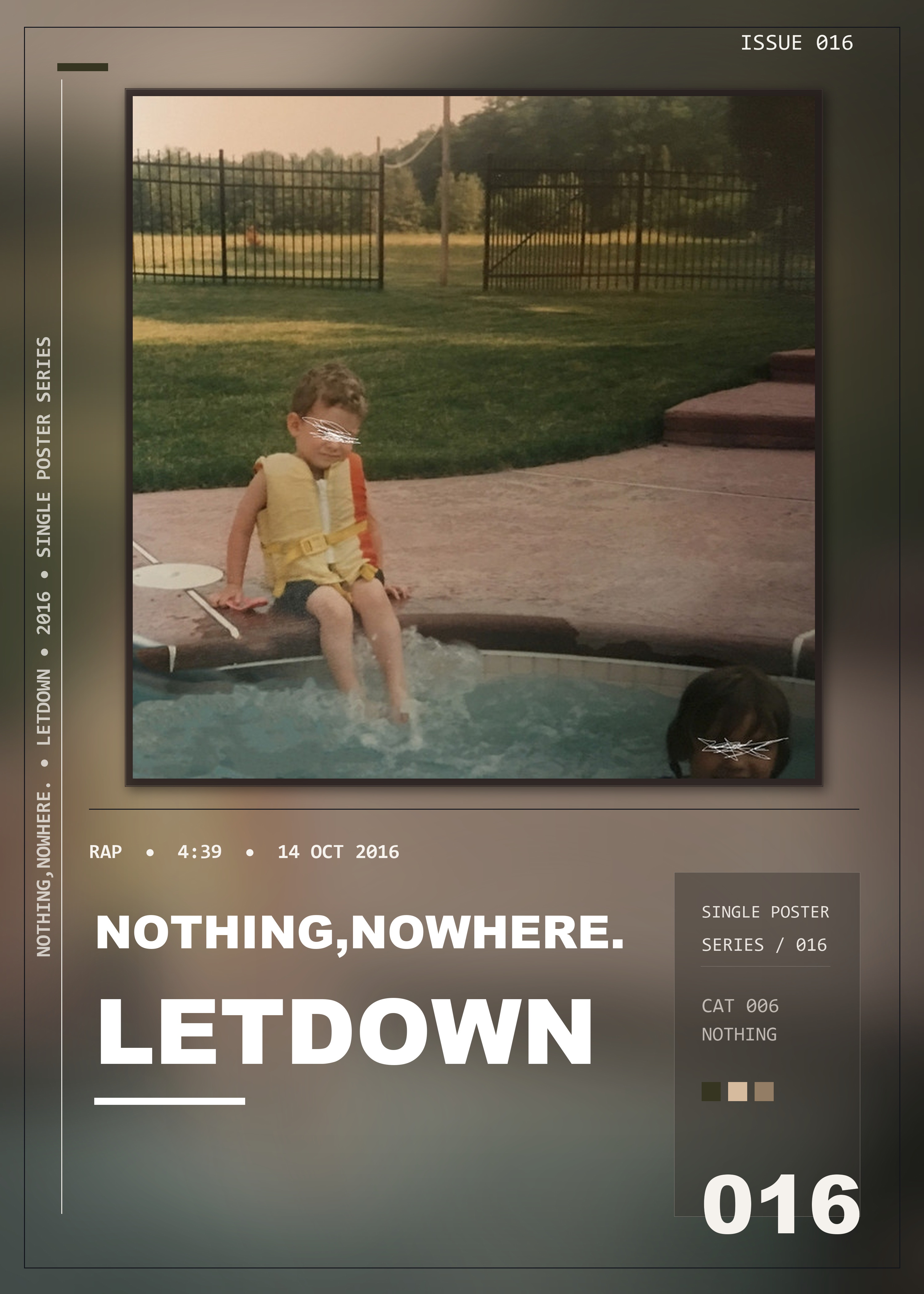 Music poster: nothingnowhere - Letdown