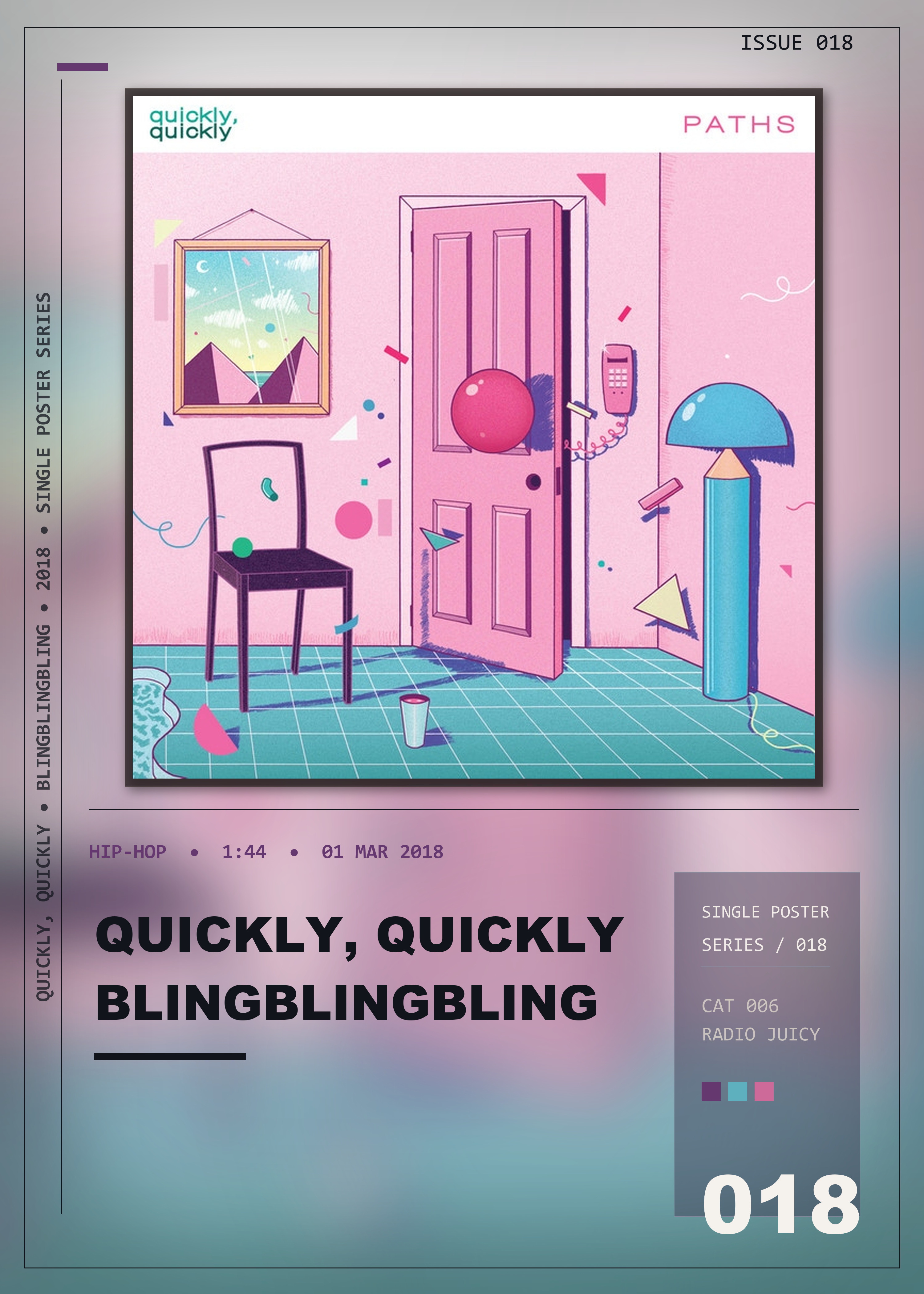 Music poster: quickly quickly - Blingblingbling