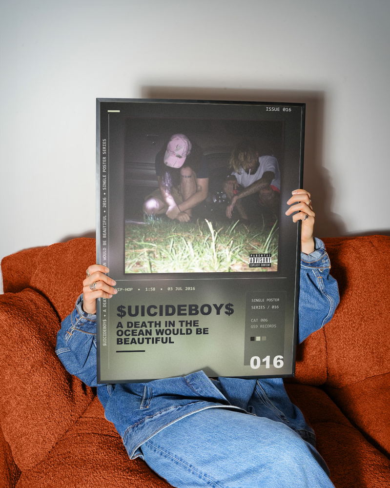 Music poster: uicideBoy - A Death In The Ocean Would Be Beautiful
