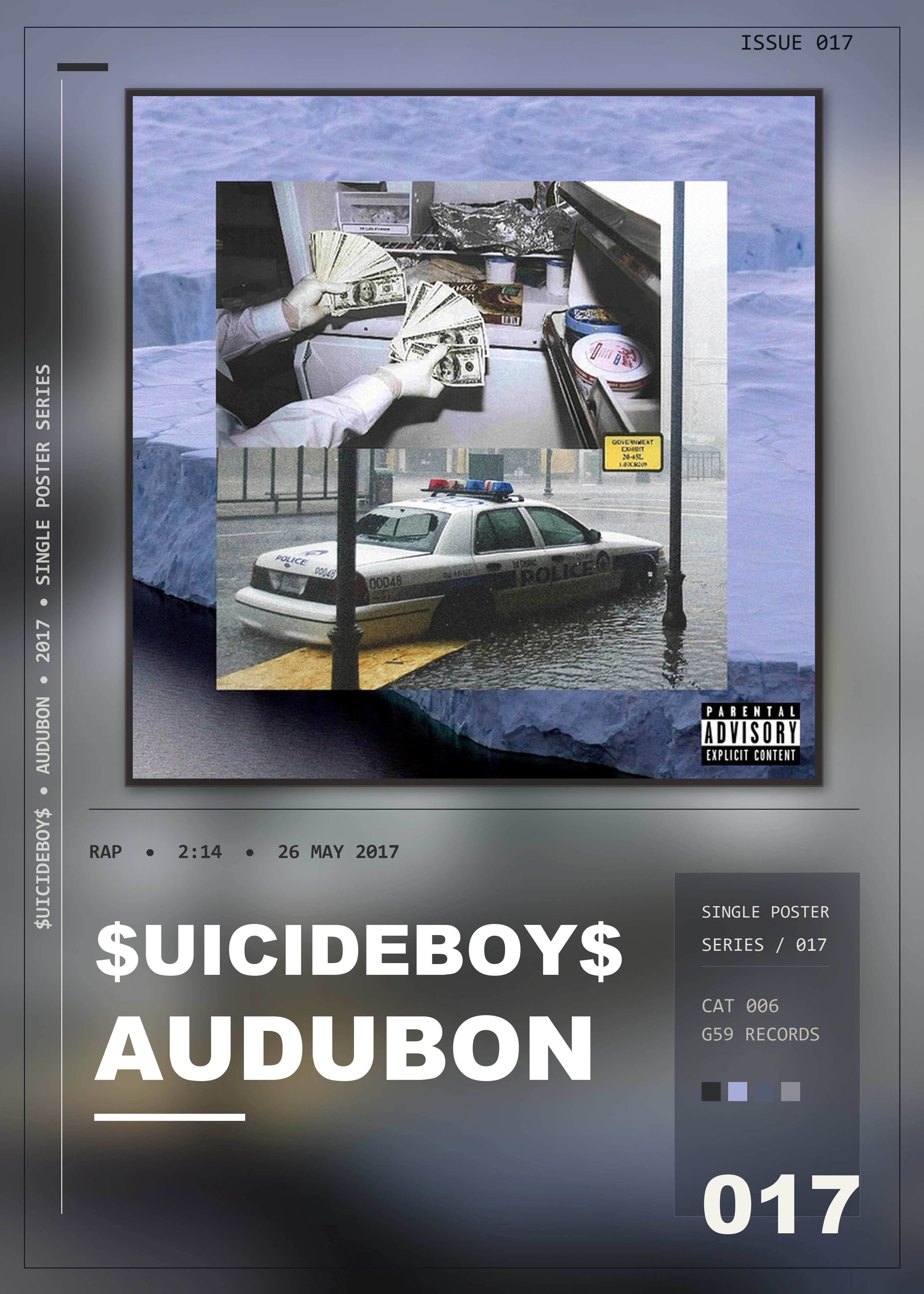 Music poster: uicideBoy - Audubon