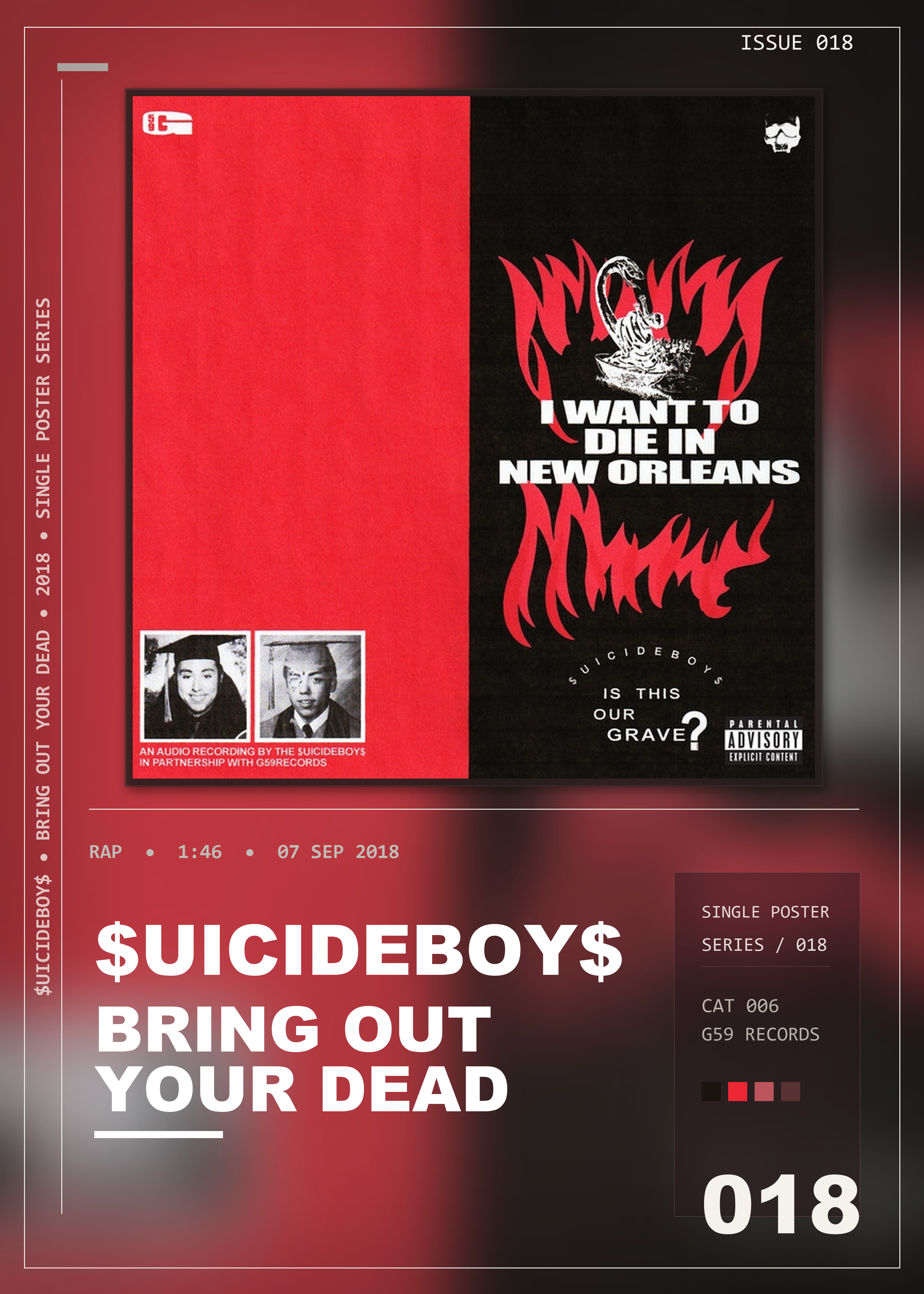 Music poster: uicideBoy - Bring Out Your Dead