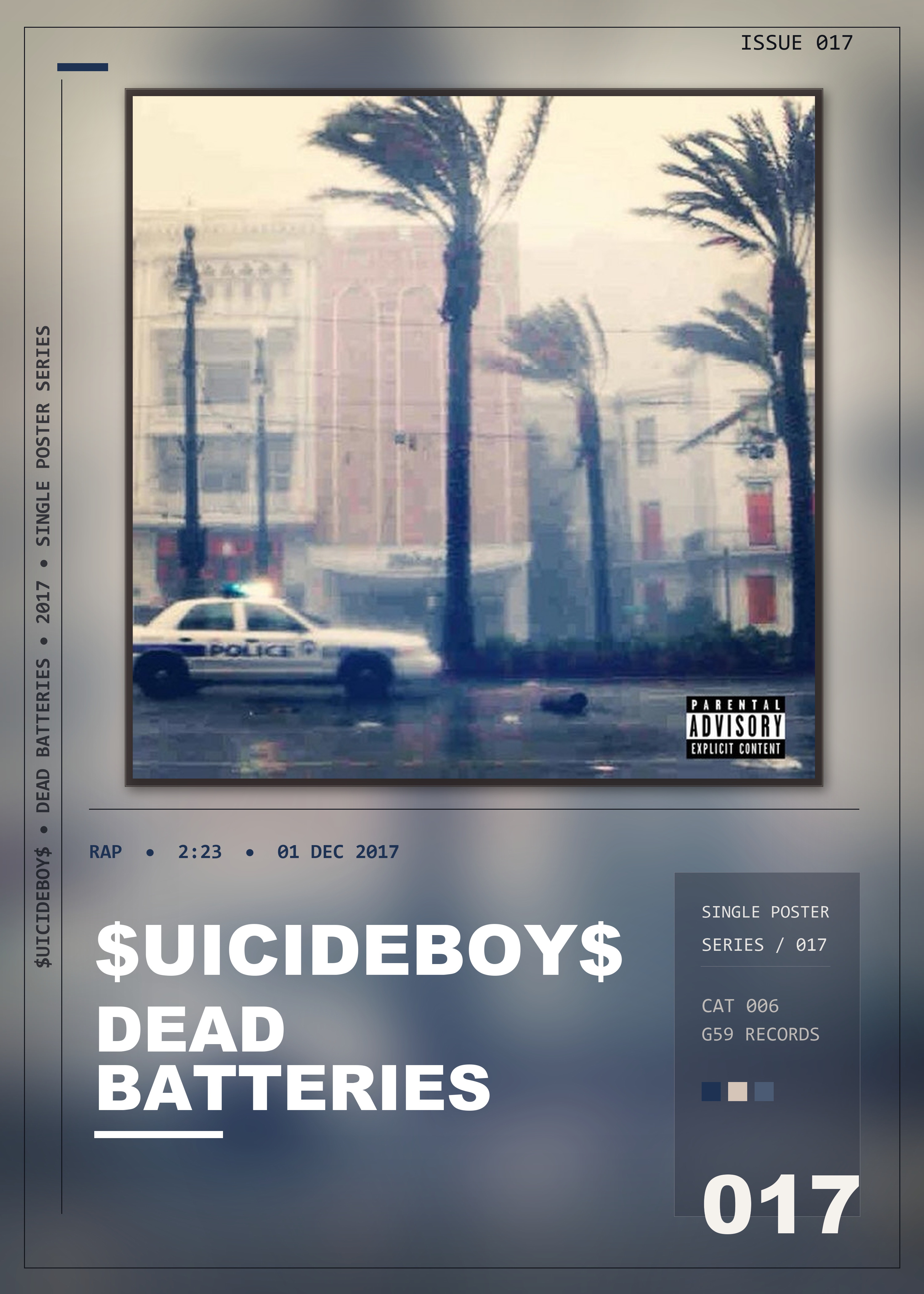 Music poster: uicideBoy - Dead Batteries