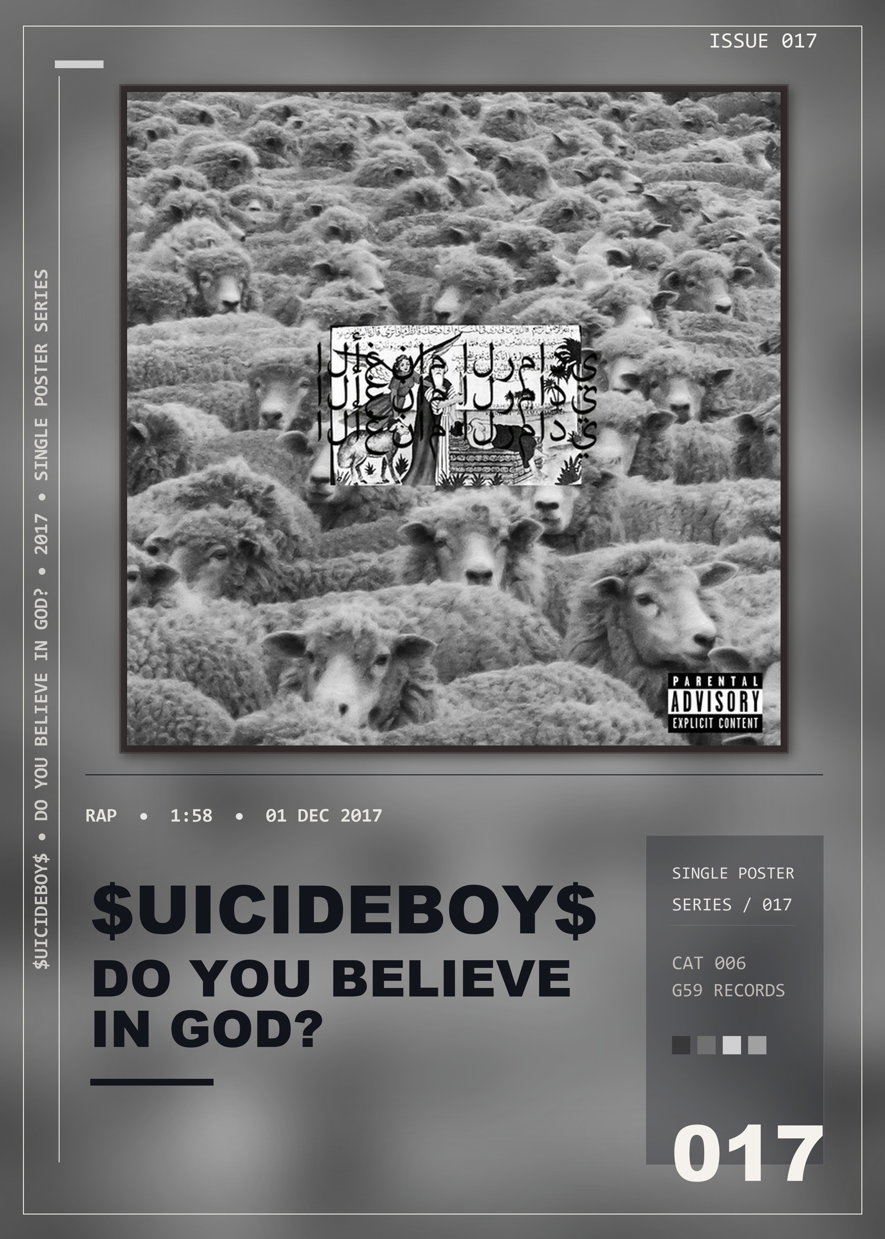 Music poster: uicideBoy - Do You Believe In God