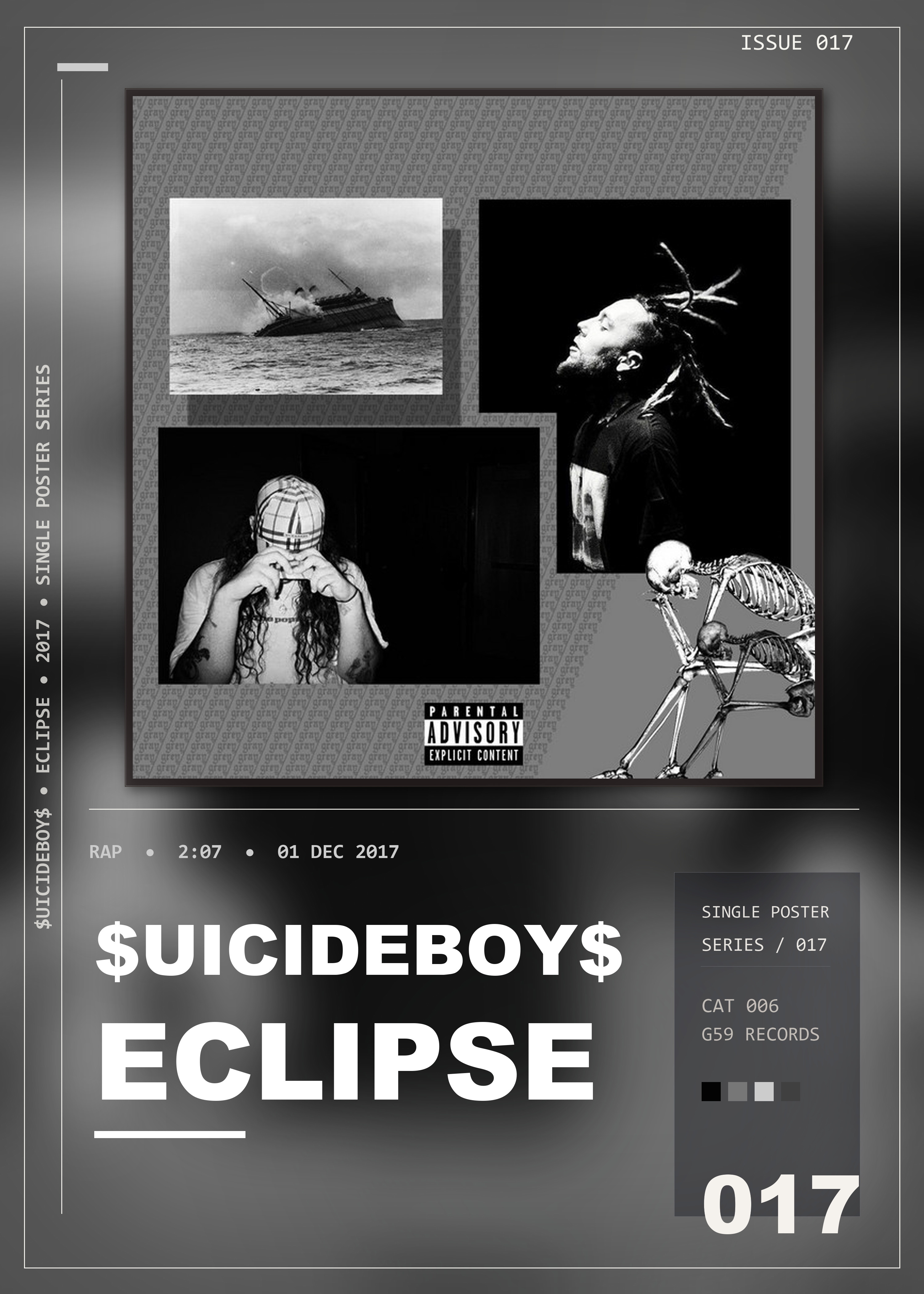 Music poster: uicideBoy - Eclipse