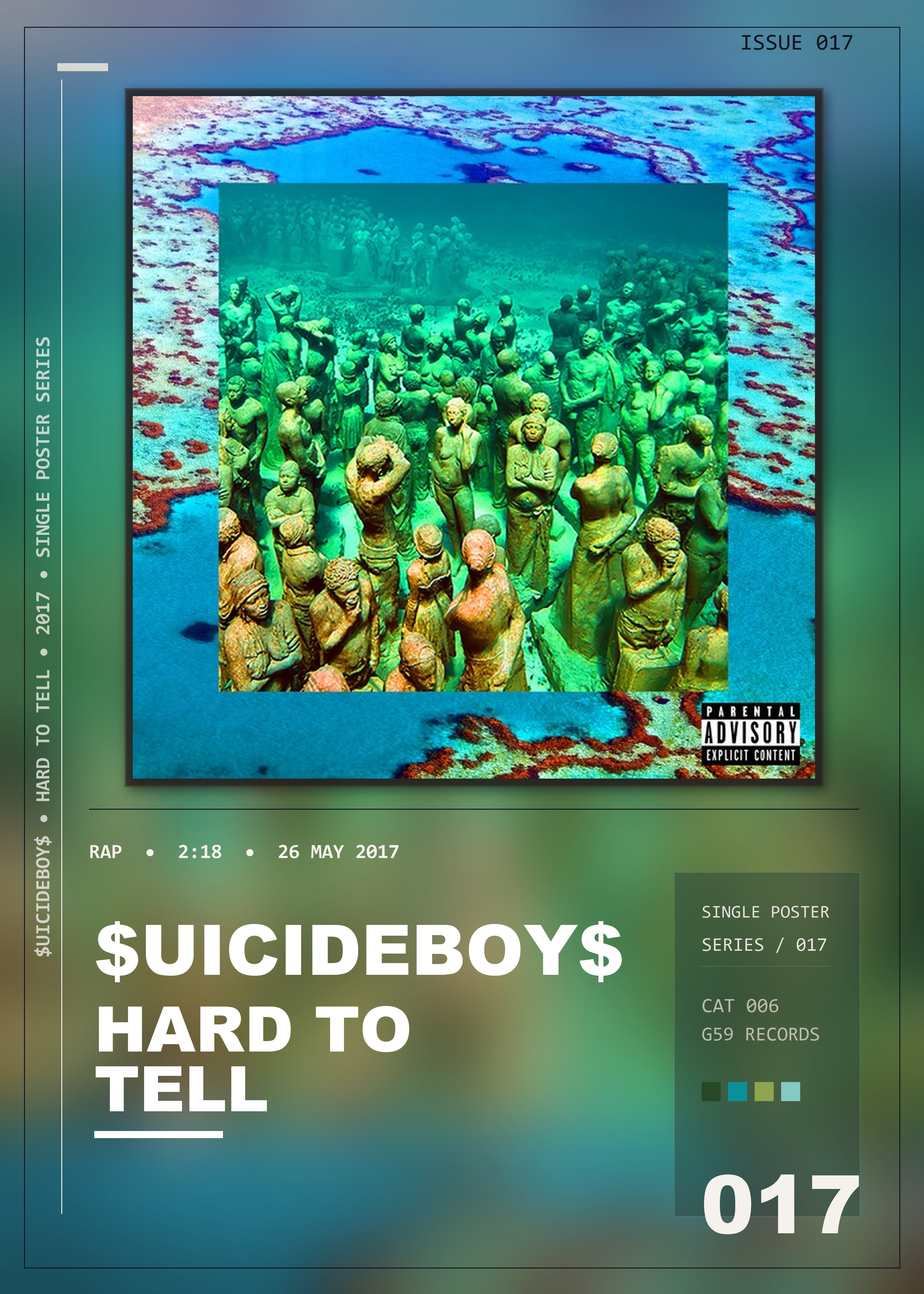 Music poster: uicideBoy - Hard To Tell