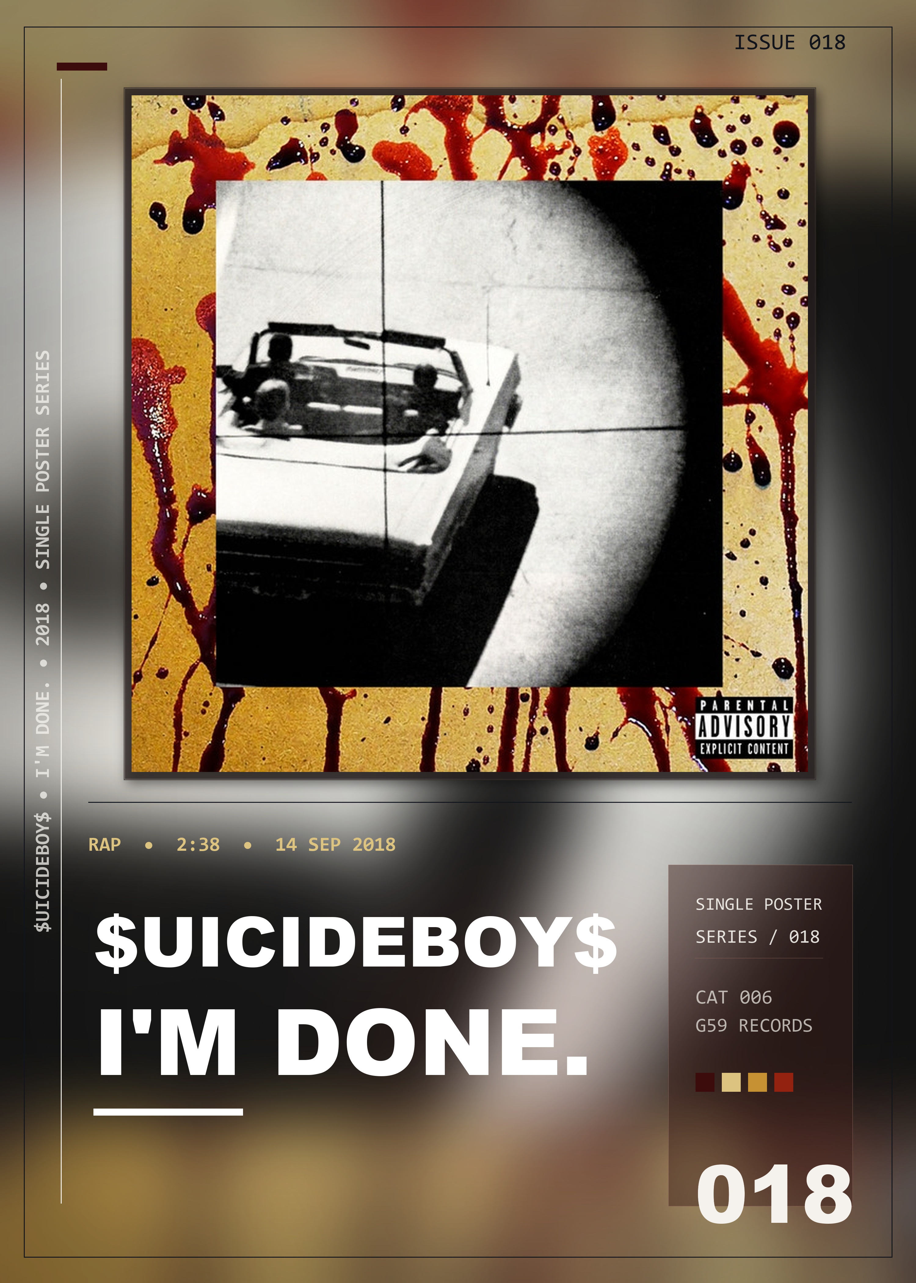 Music poster: uicideBoy - Im Done