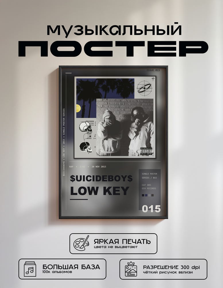 Music poster: uicideBoy - Low Key