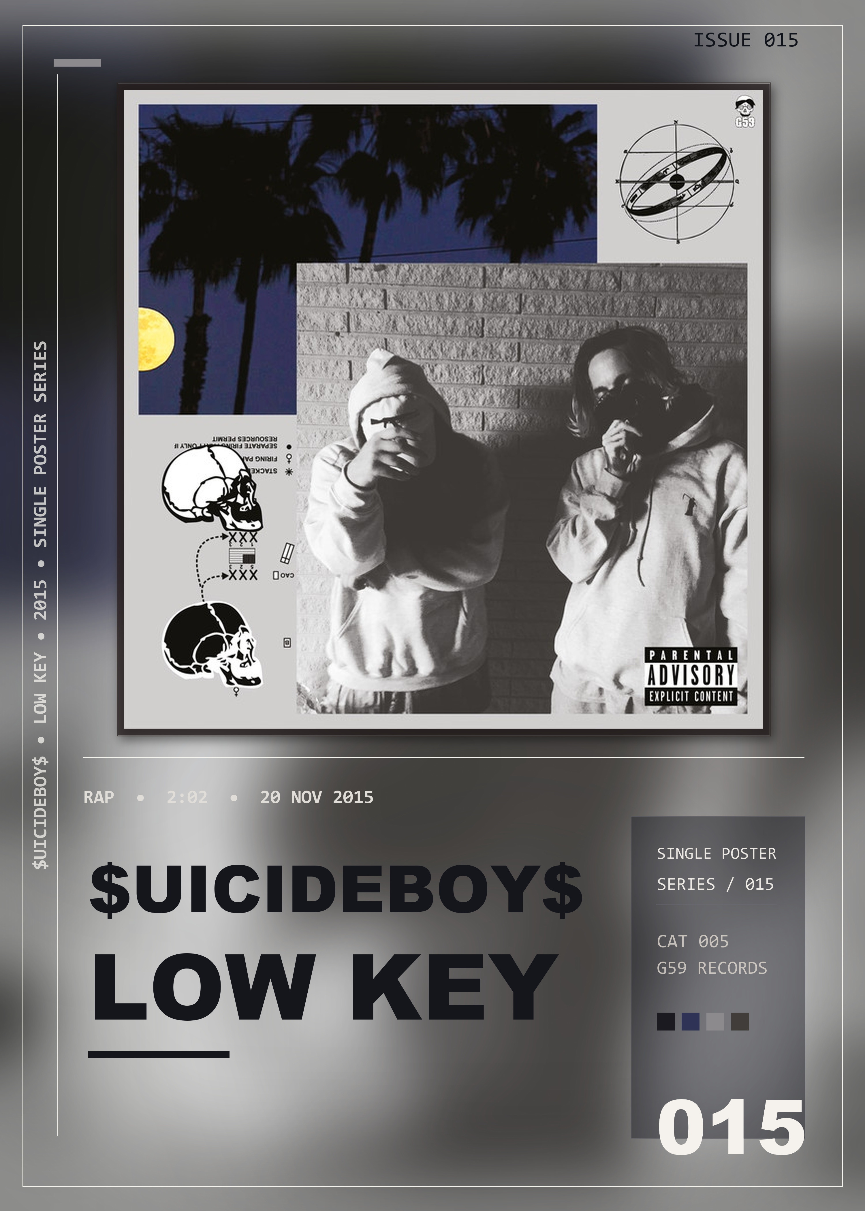 Music poster: uicideBoy - Low Key