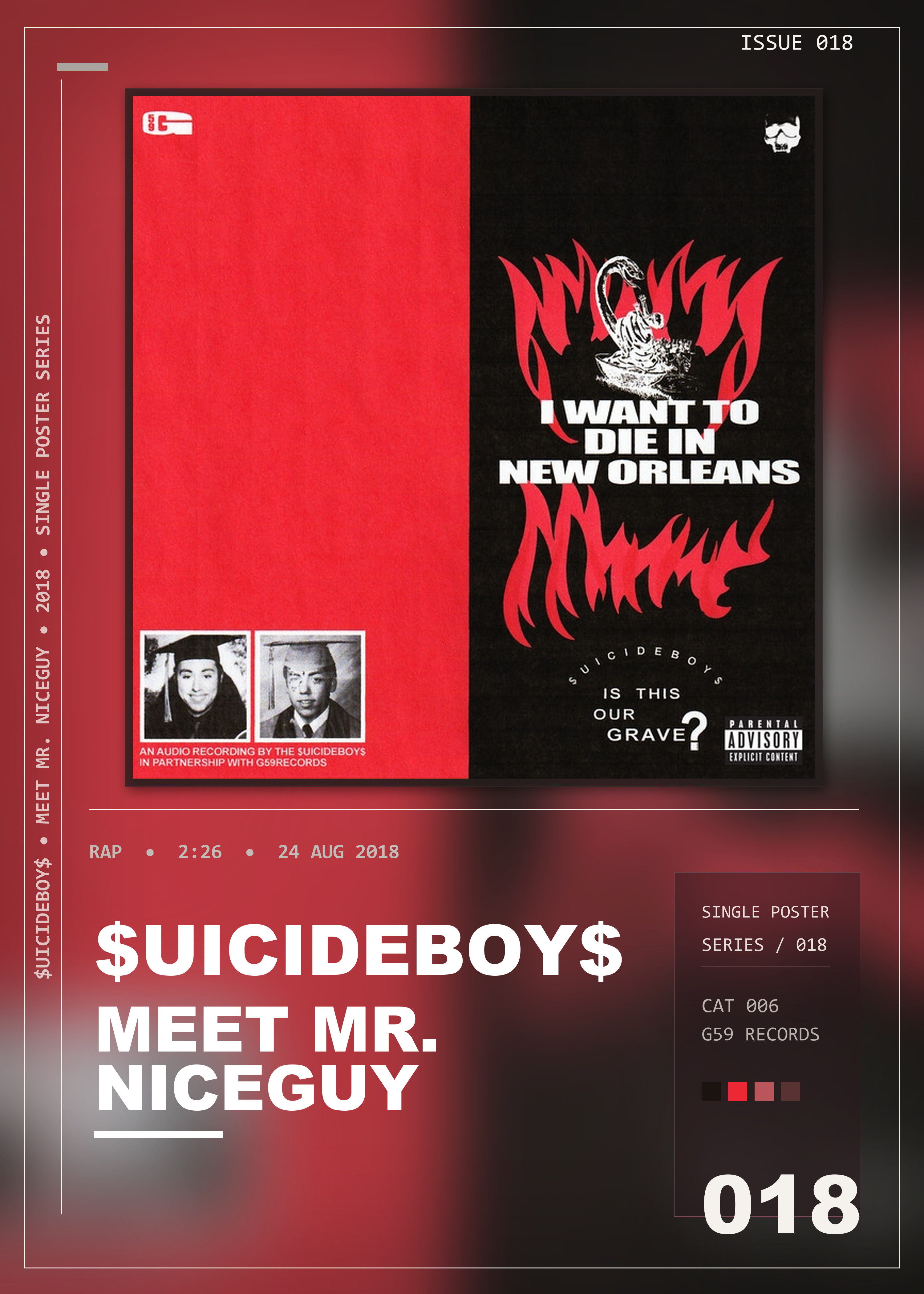 Music poster: uicideBoy - Meet Mr NICEGUY