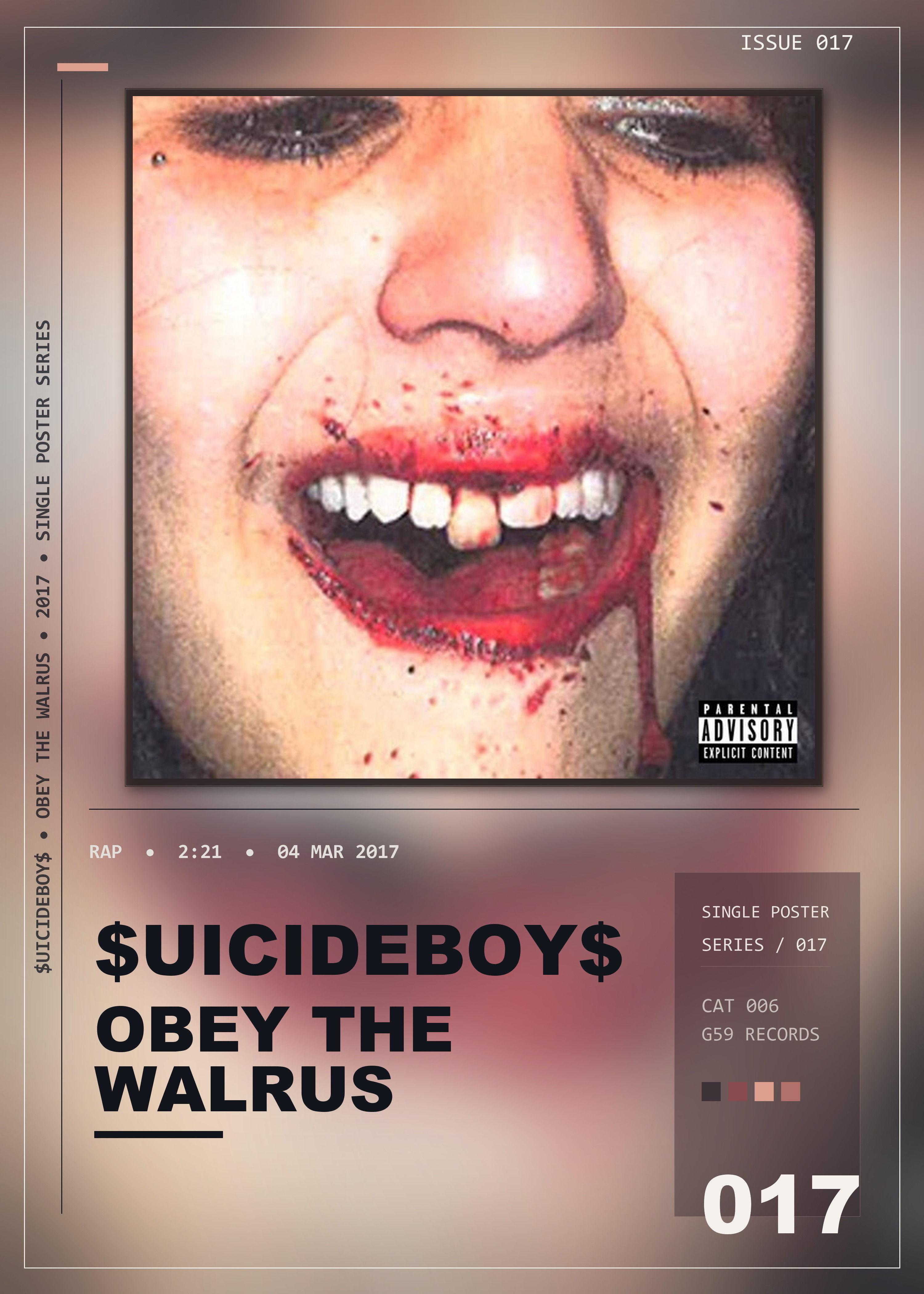 Music poster: uicideBoy - Obey The Walrus