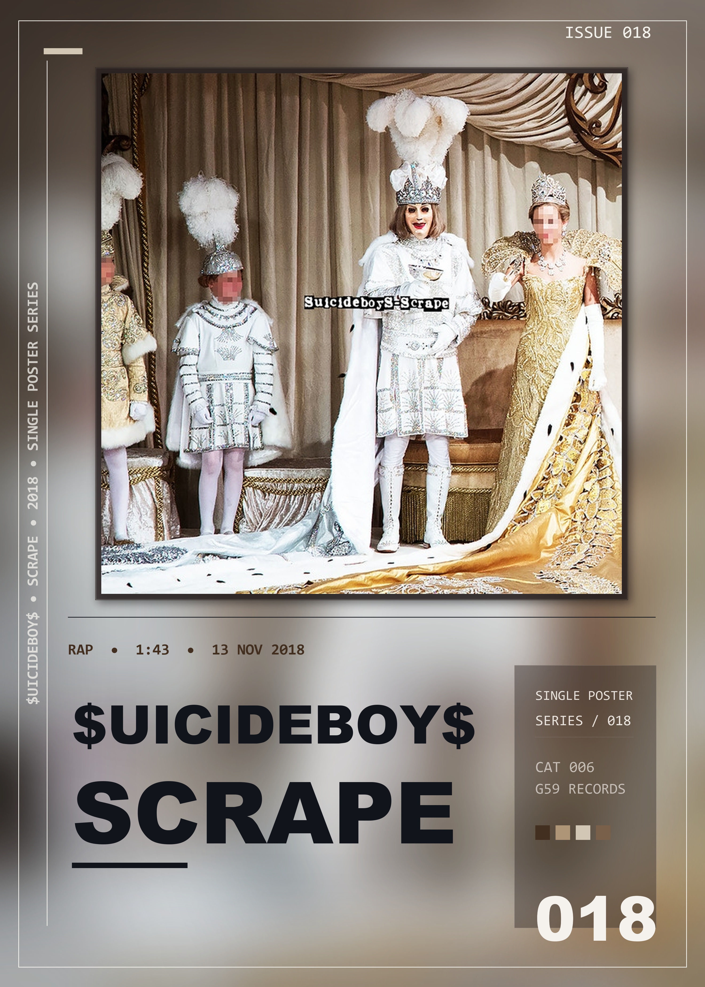 Music poster: uicideBoy - Scrape