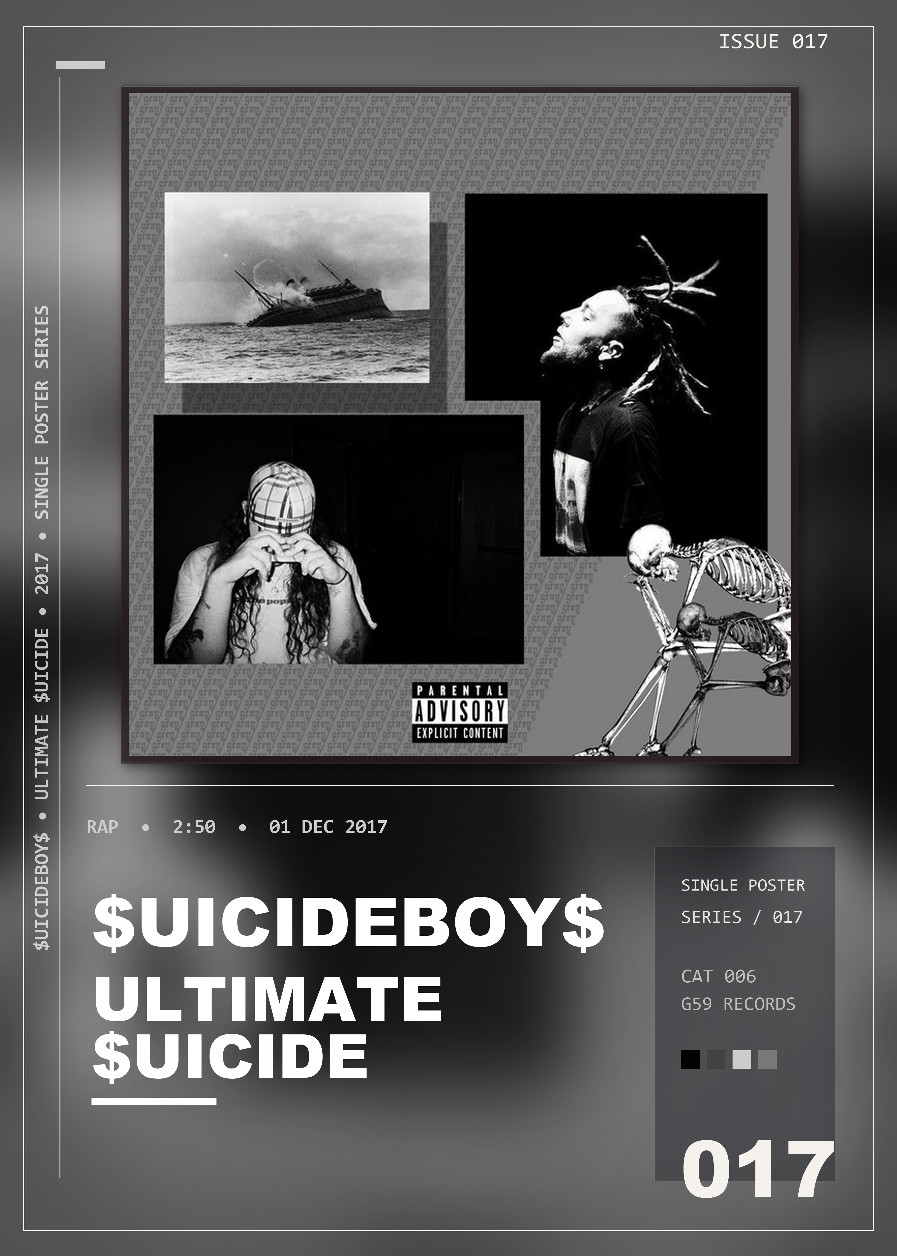 Music poster: uicideBoy - Ultimate uicide