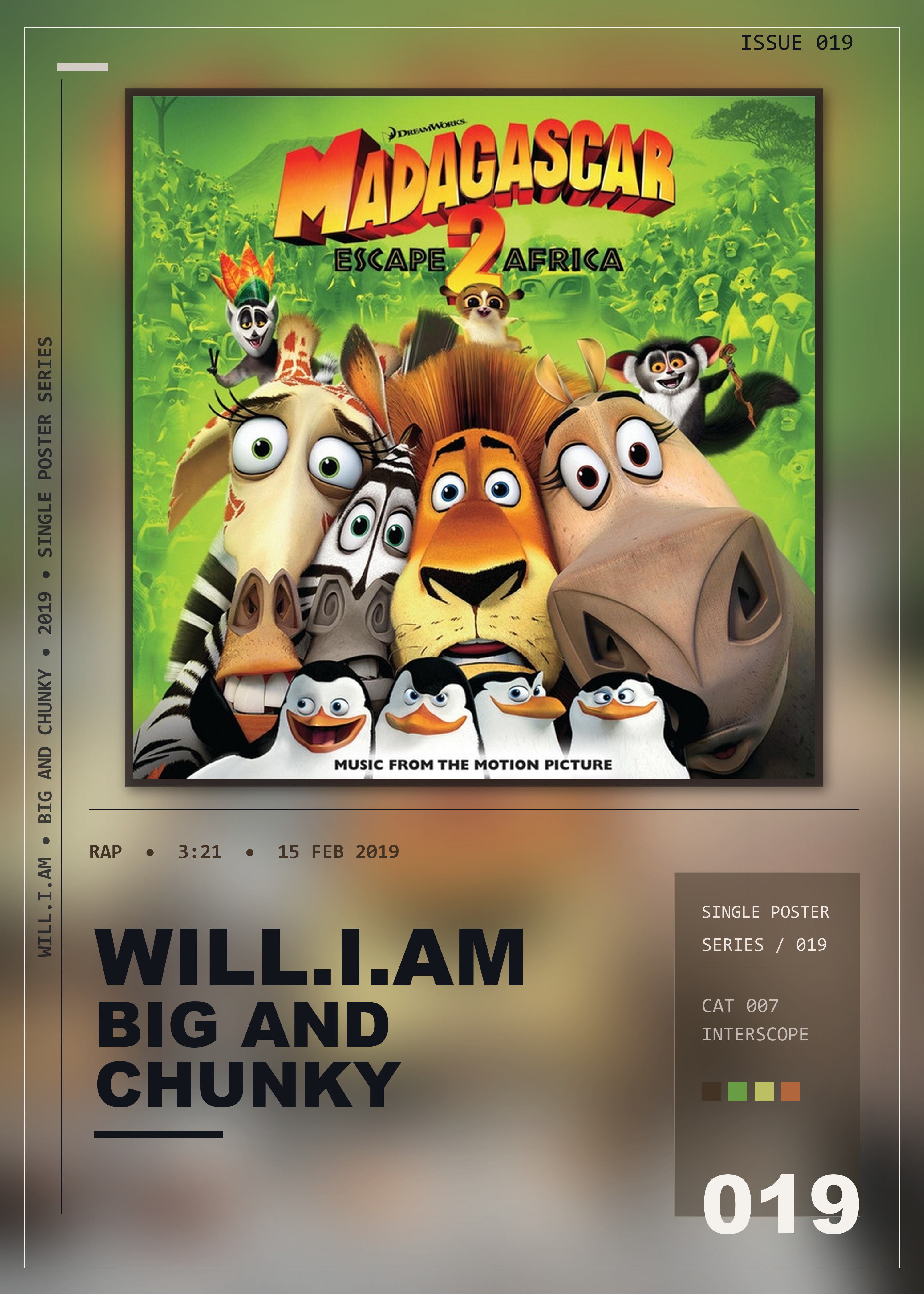 Music poster: william - Big And Chunky