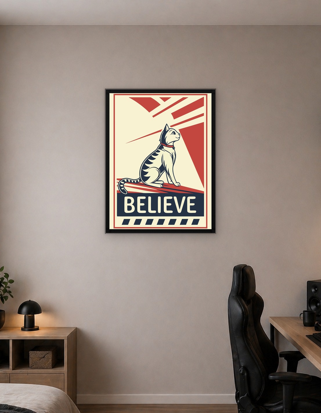 Believe Cat Poster