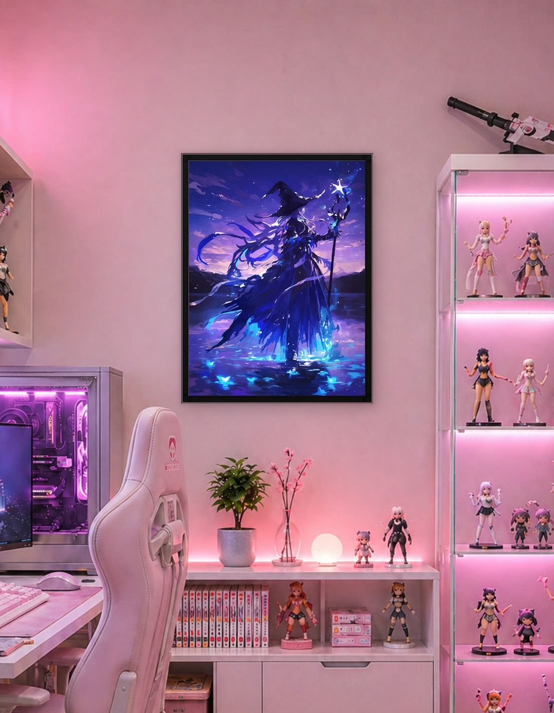 Blue Witch with Star Staff