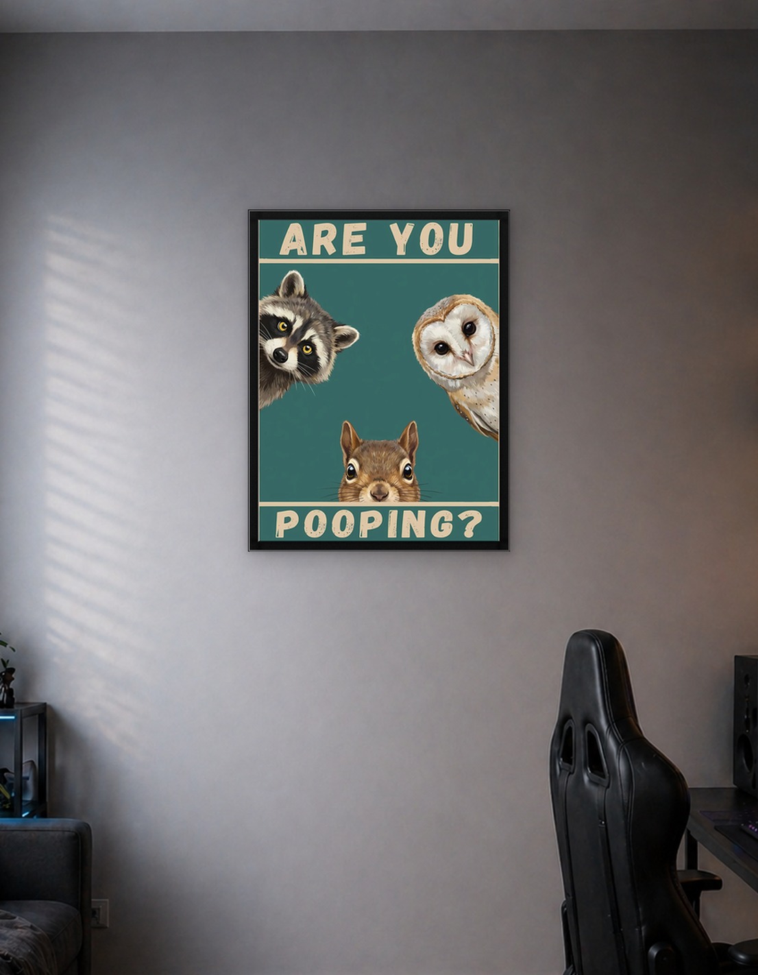 Are You Pooping? Animal Art