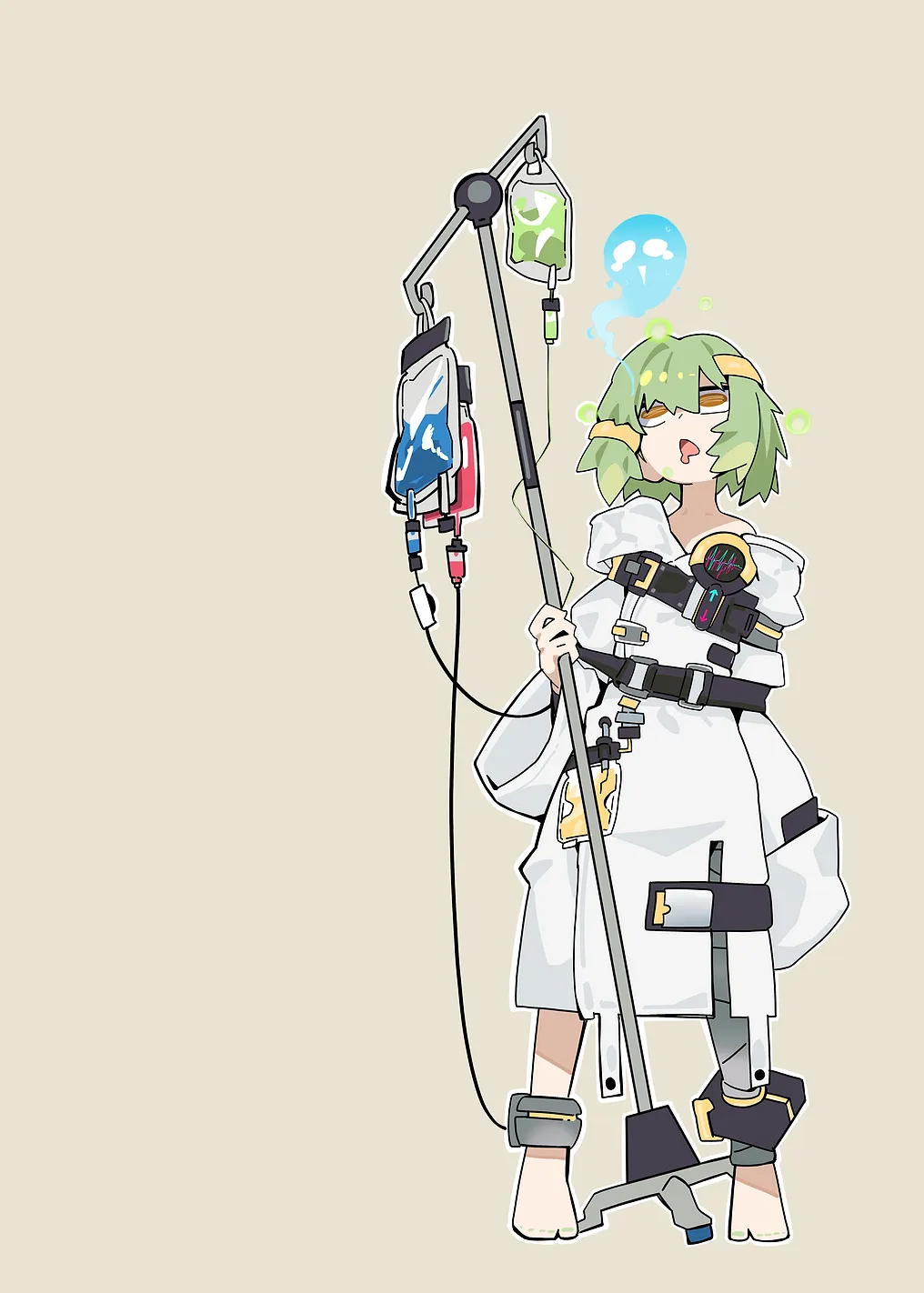 Chlora with IV Drip Stand
