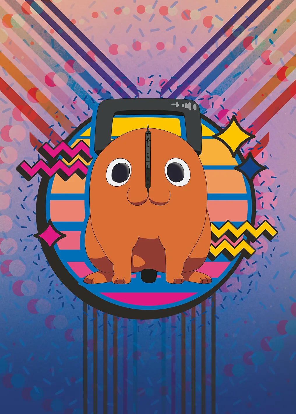 Chainsaw Man: Retro Sunset Pochita