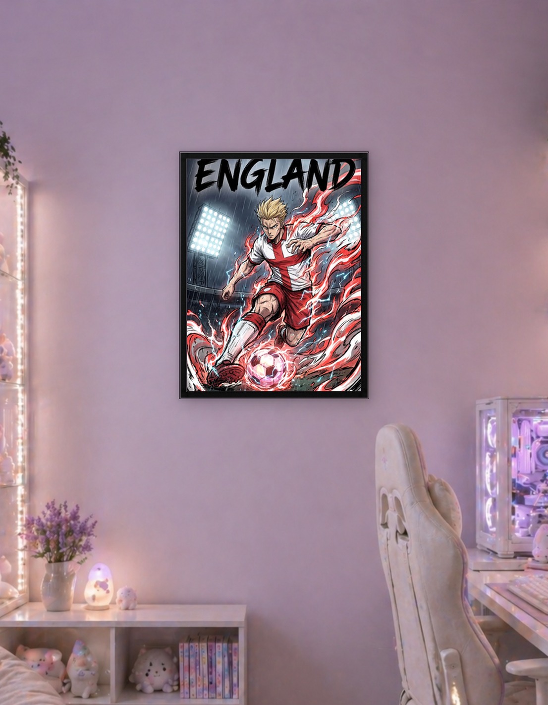 England Football Player in Action