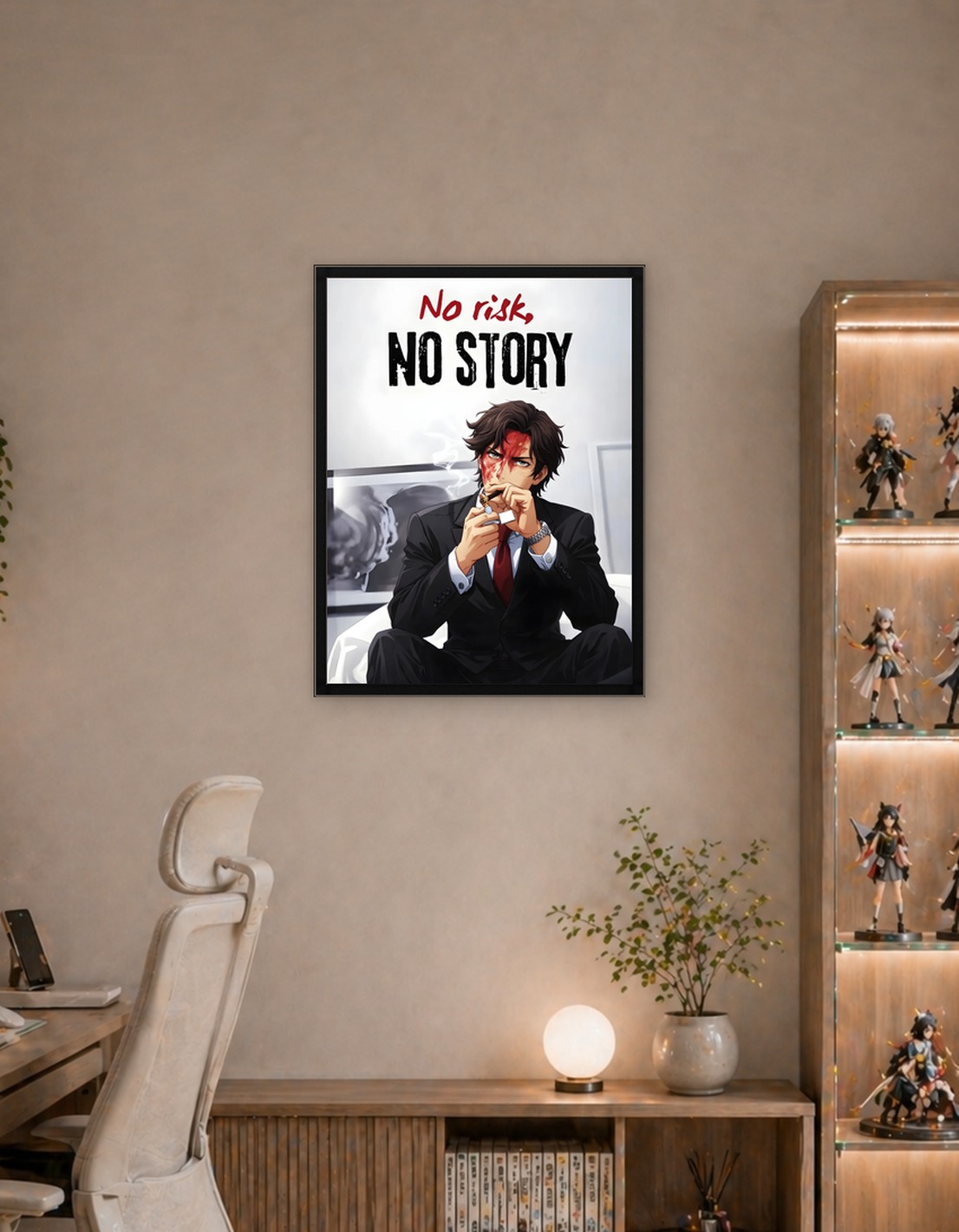 No Risk, No Story Anime Art